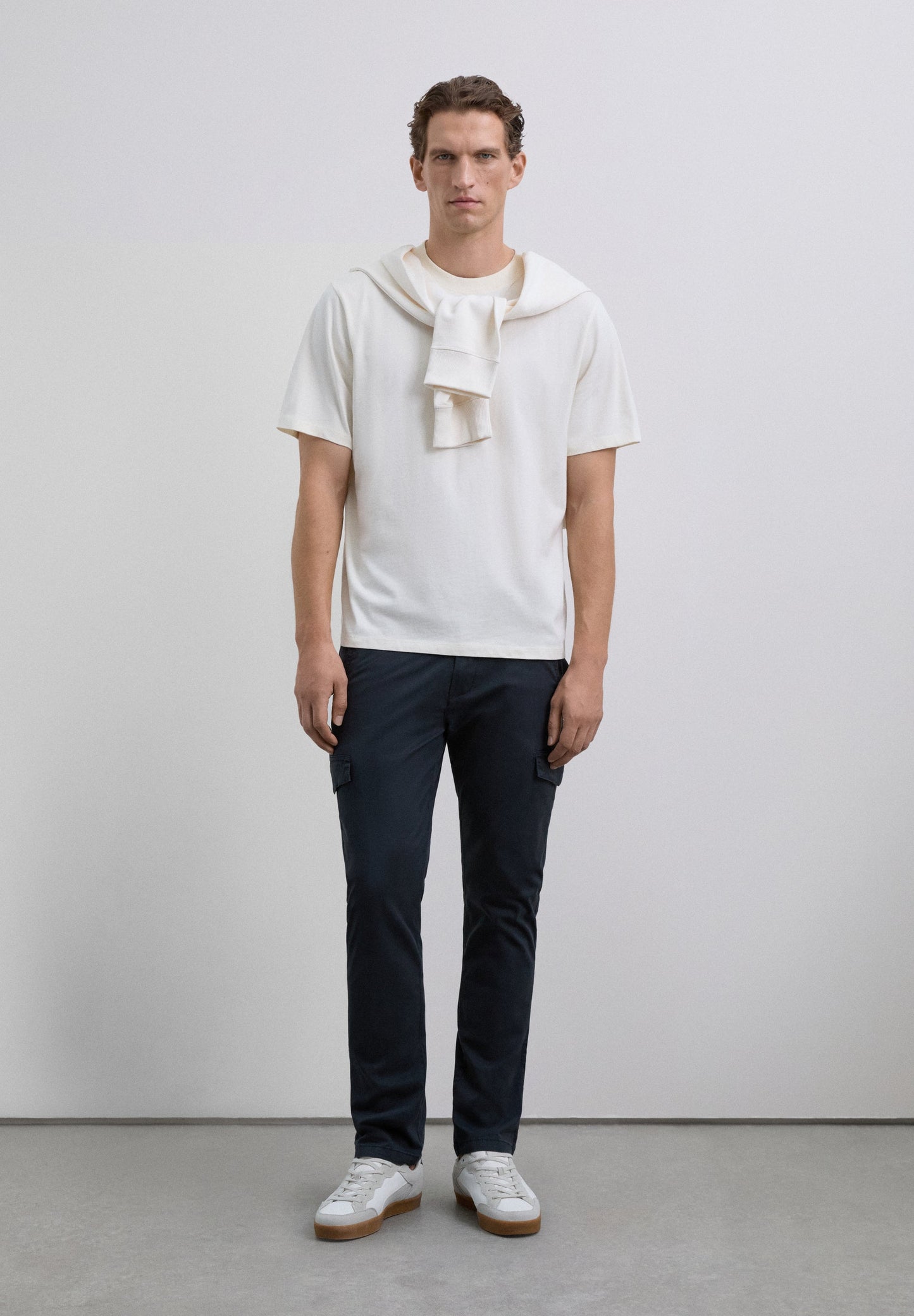 SLIM FIT CARGO TROUSERS