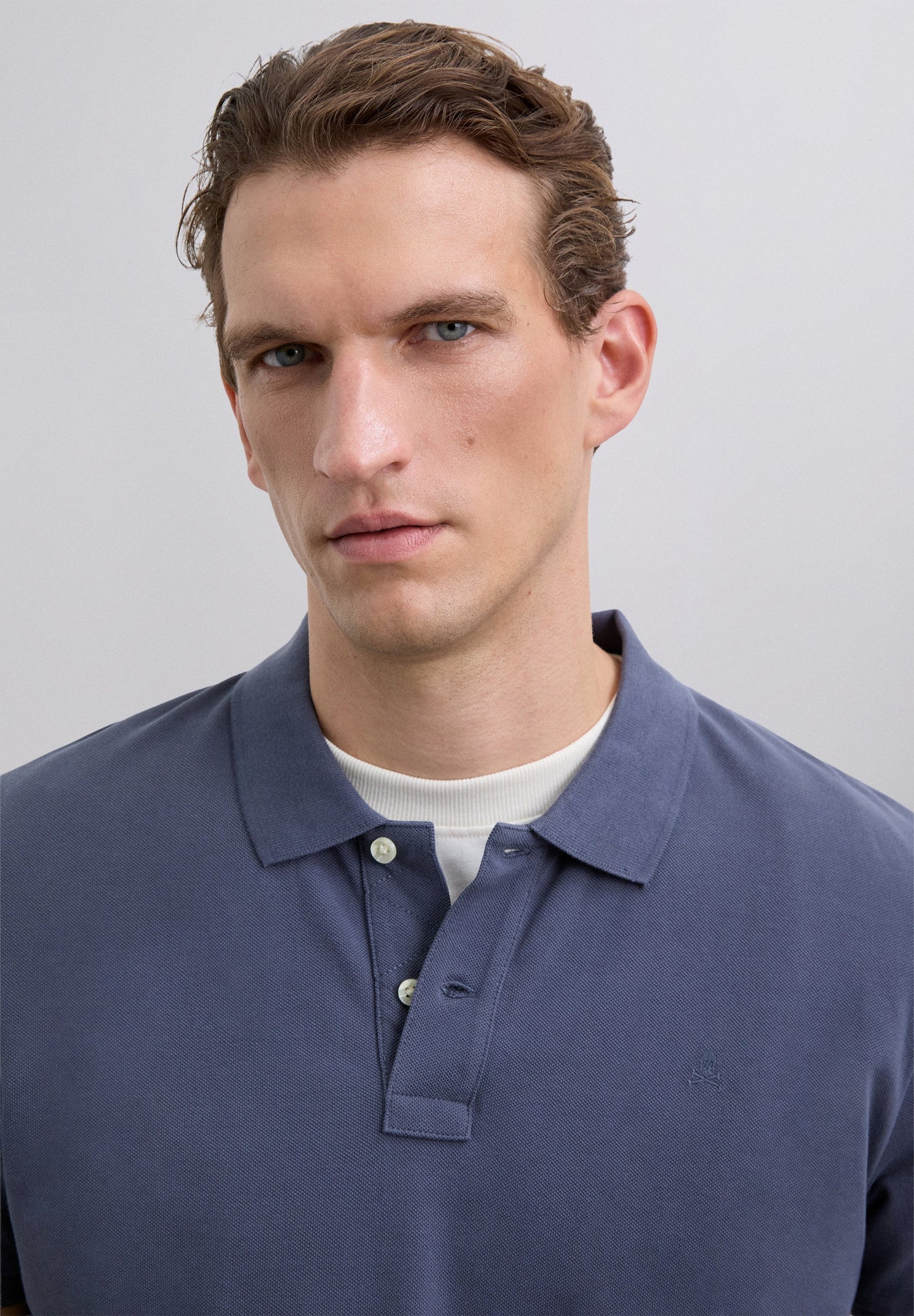 BASIC POLO SHIRT WITH SKULL