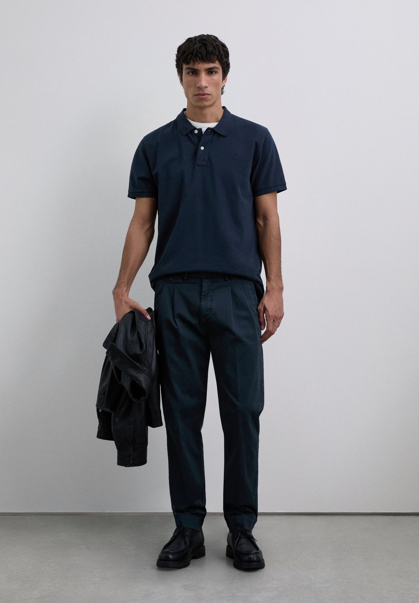 BASIC POLO SHIRT WITH SKULL