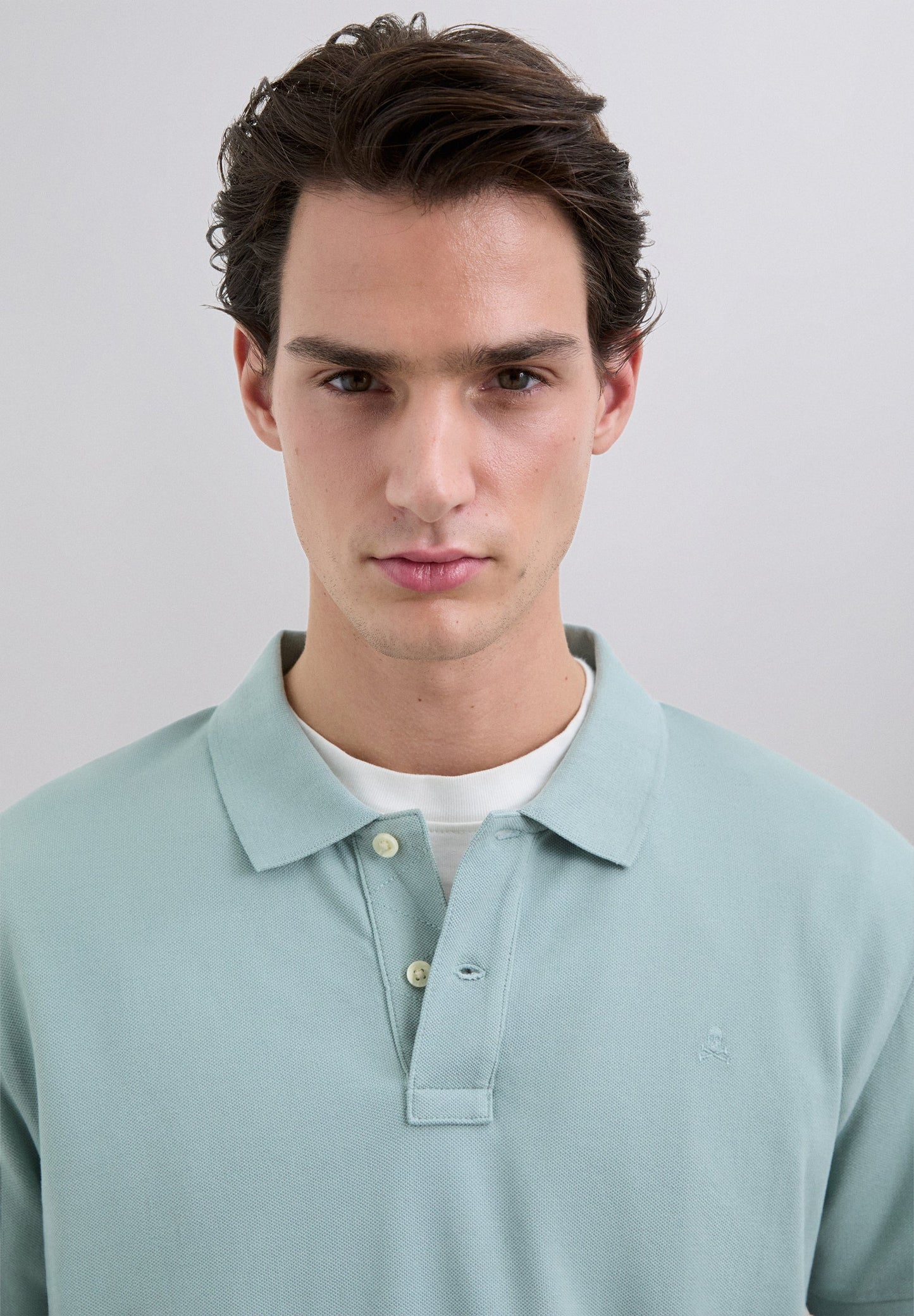 BASIC POLO SHIRT WITH SKULL