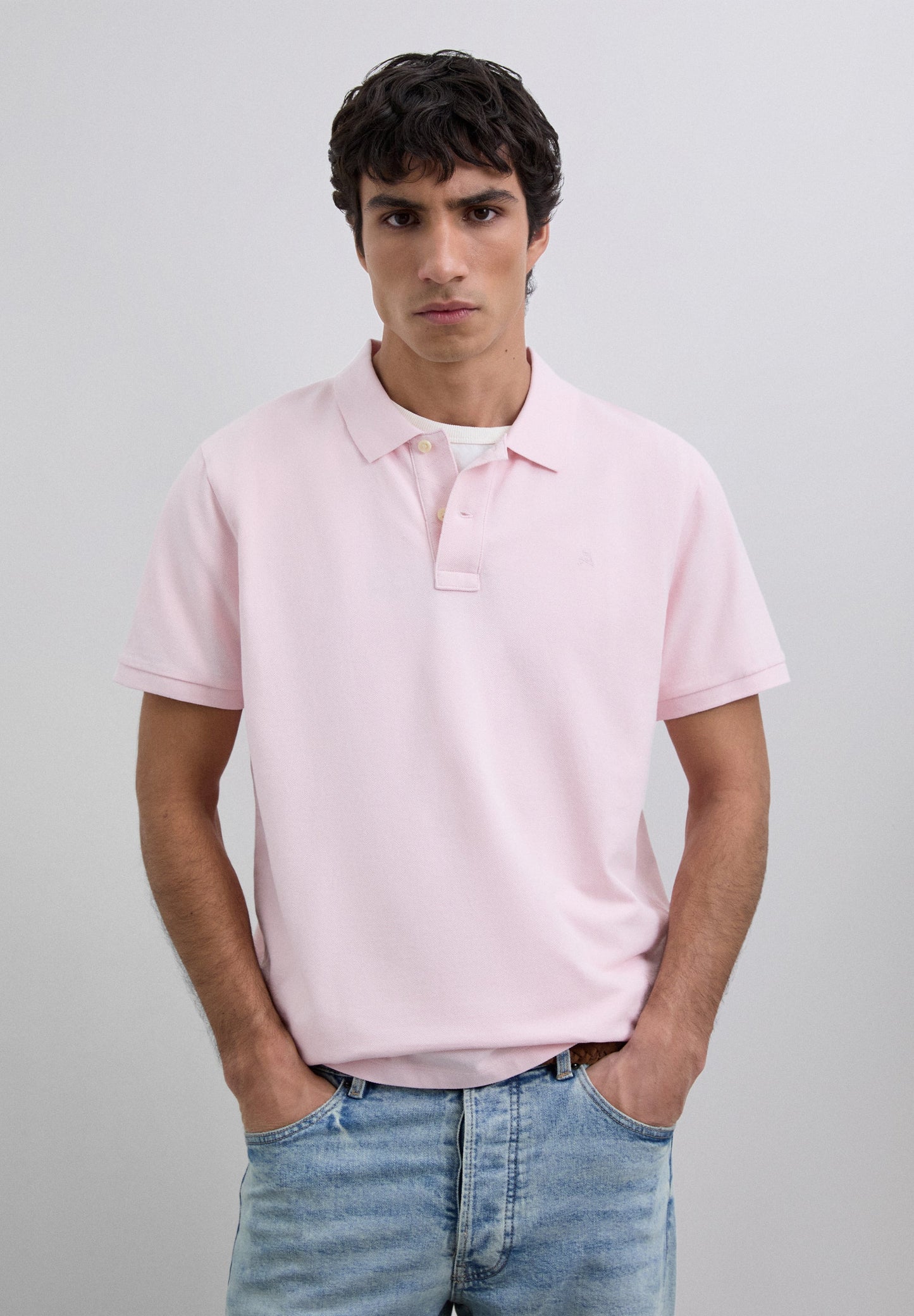 BASIC POLO SHIRT WITH SKULL