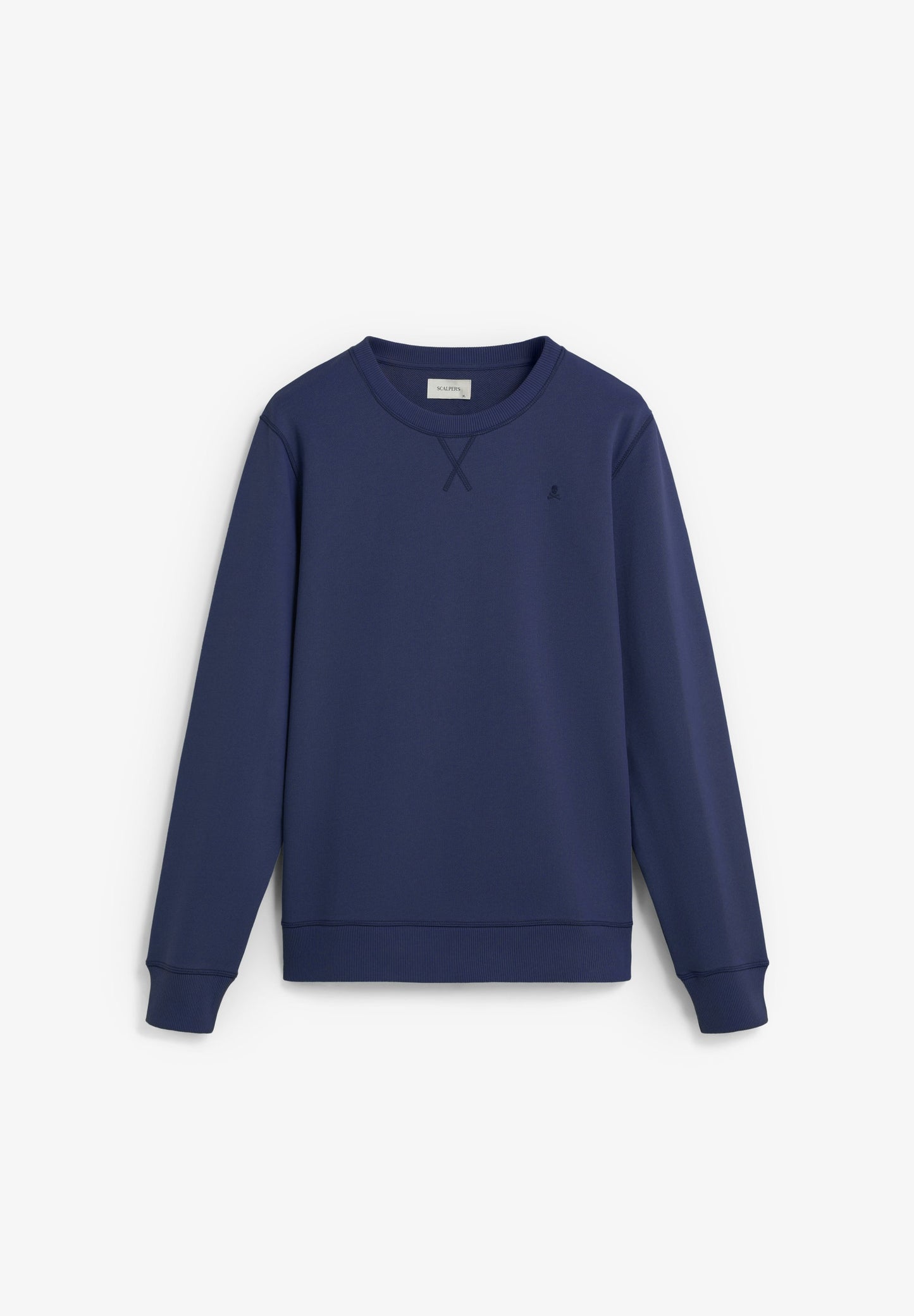 SWEATSHIRT WITH EMBROIDERED SKULL