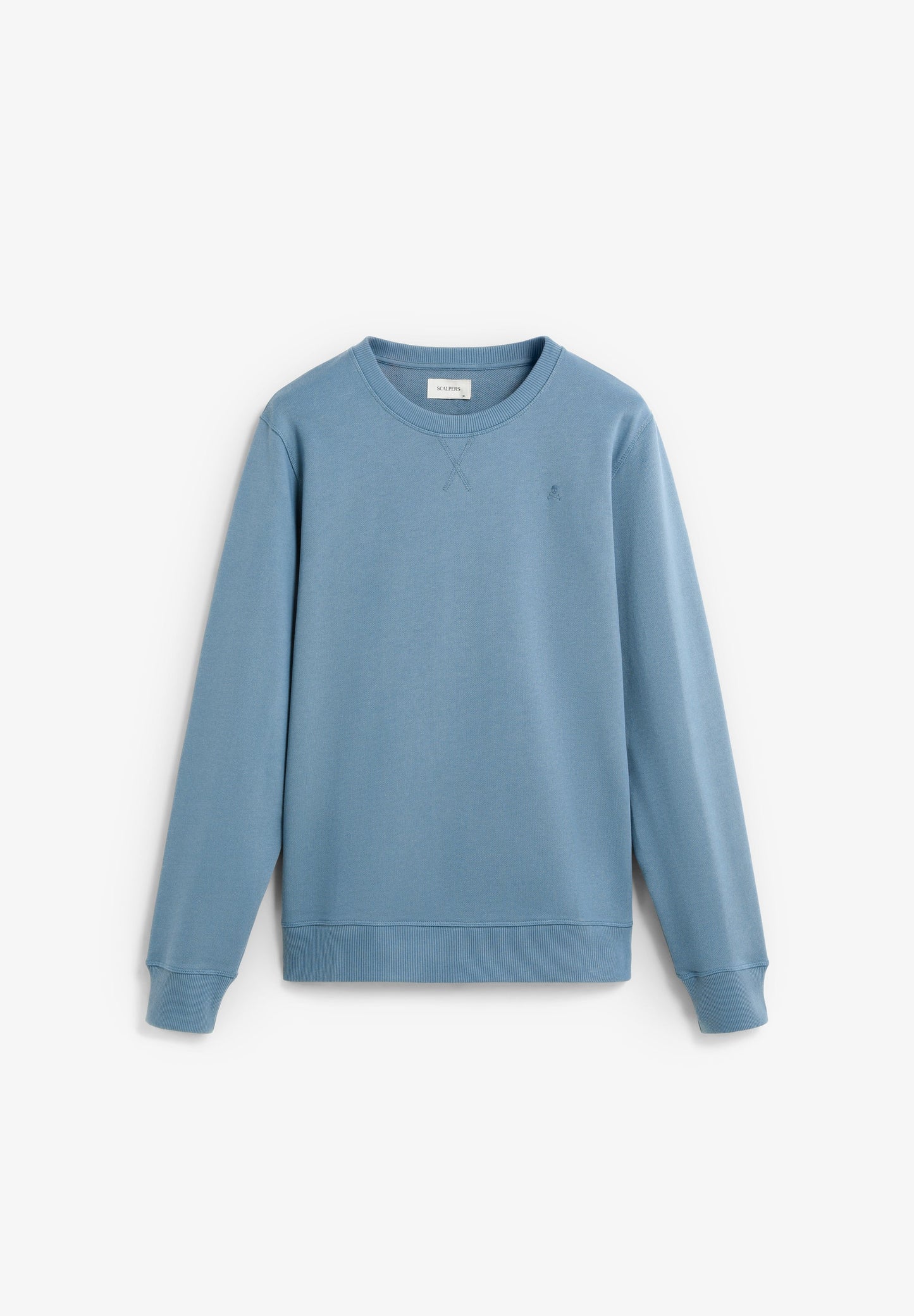 SWEATSHIRT WITH EMBROIDERED SKULL