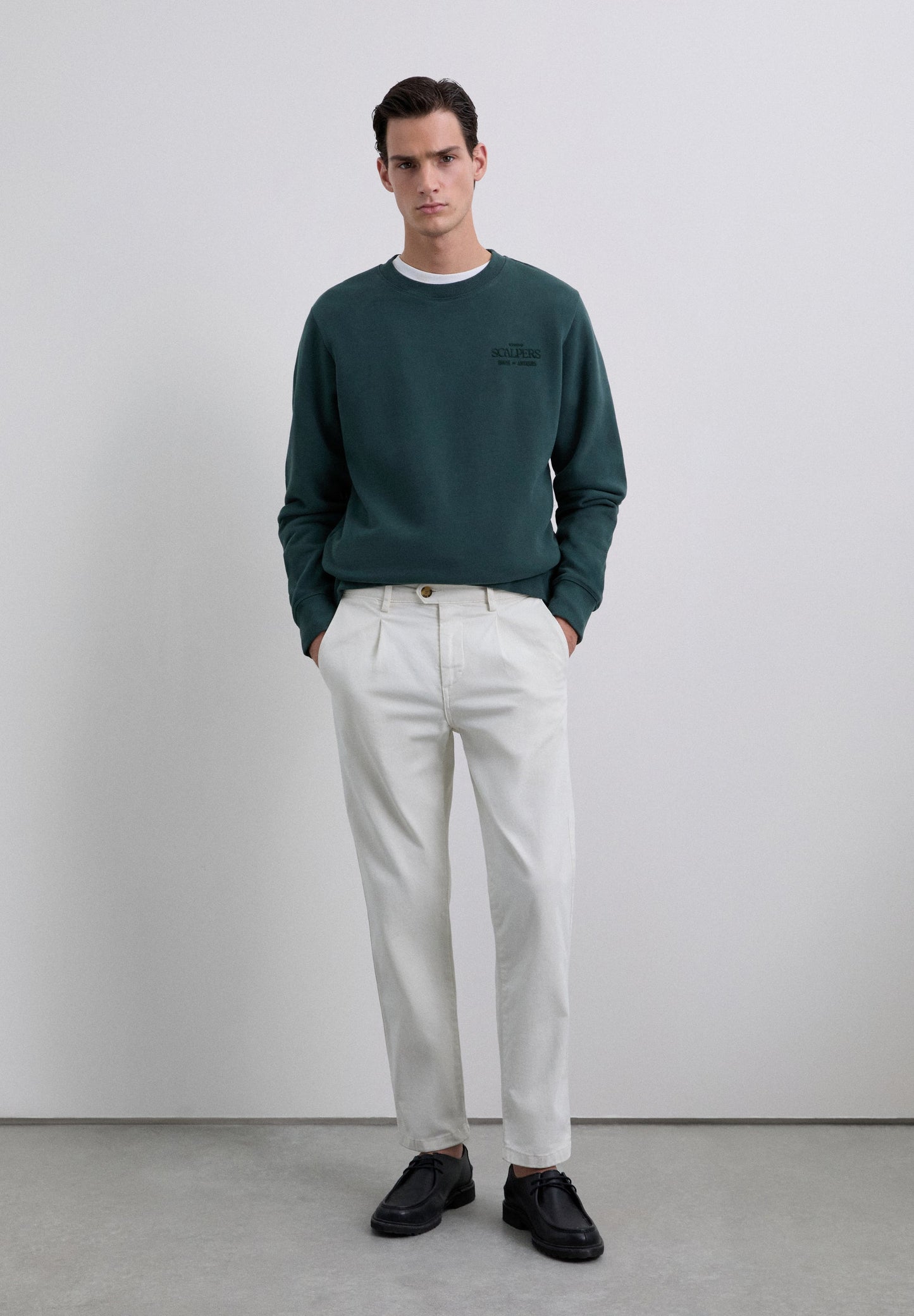 SWEATSHIRT WITH LOGO PRINT