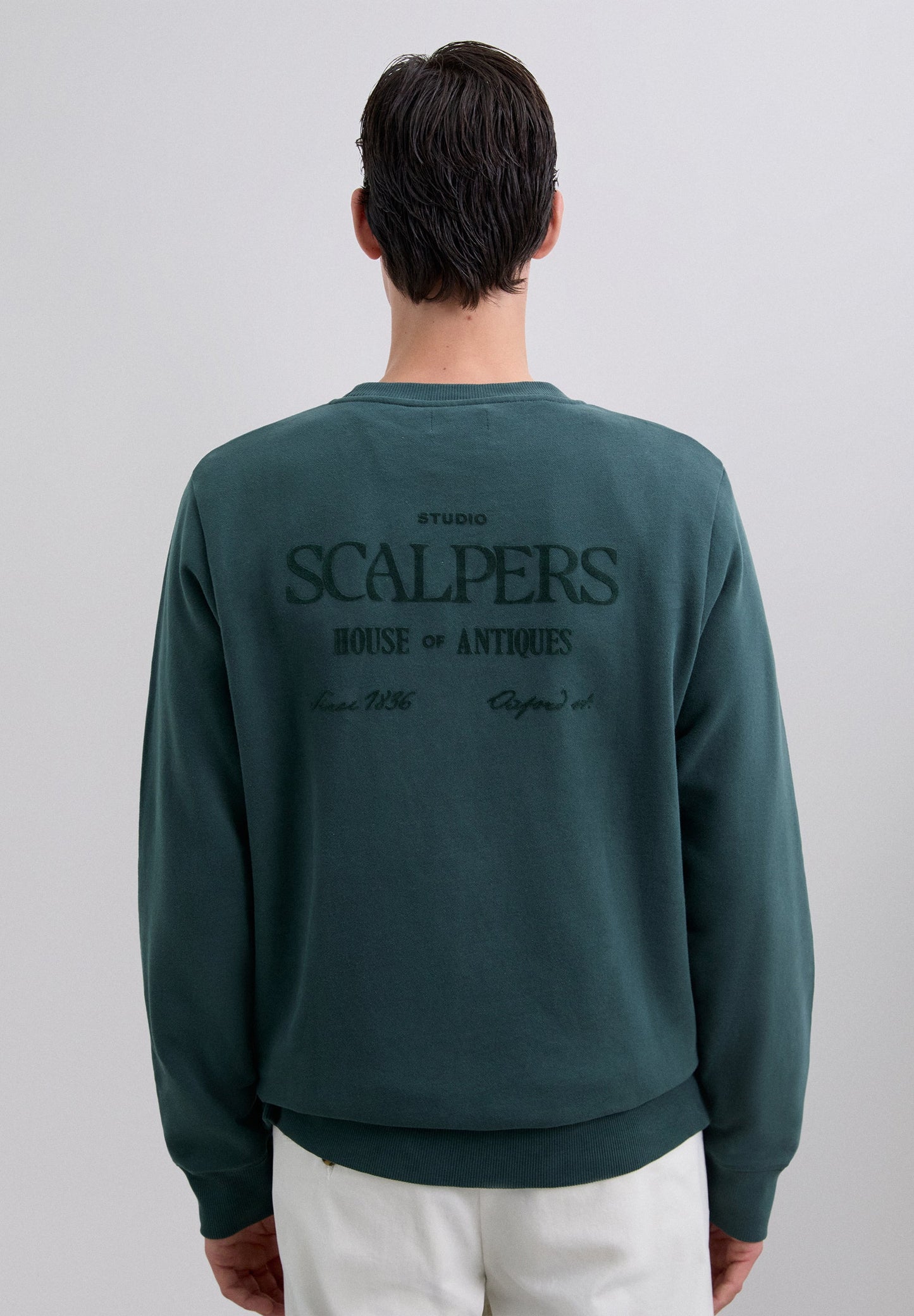 SWEATSHIRT WITH LOGO PRINT