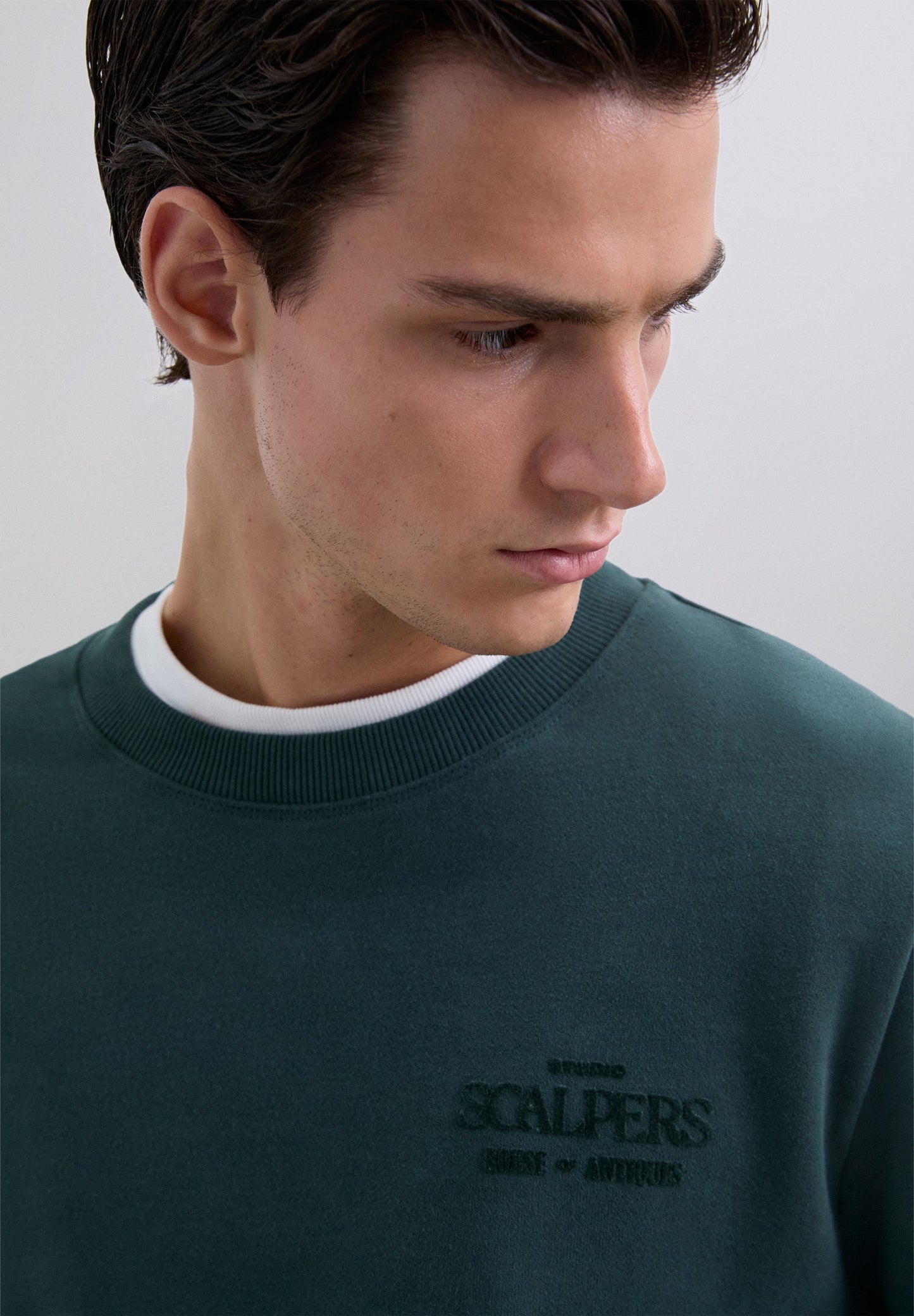 SWEATSHIRT WITH LOGO PRINT