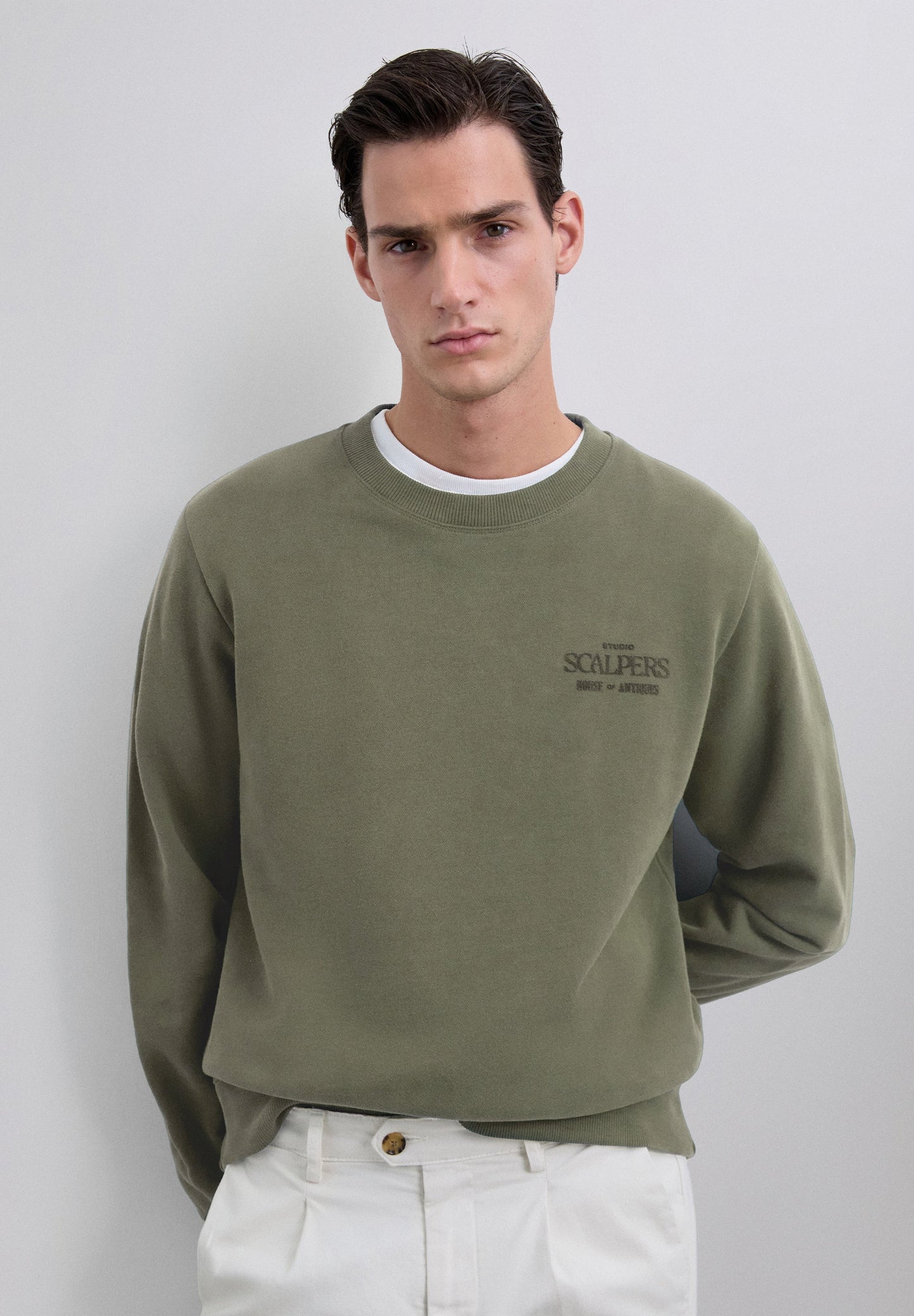 SWEATSHIRT WITH LOGO PRINT