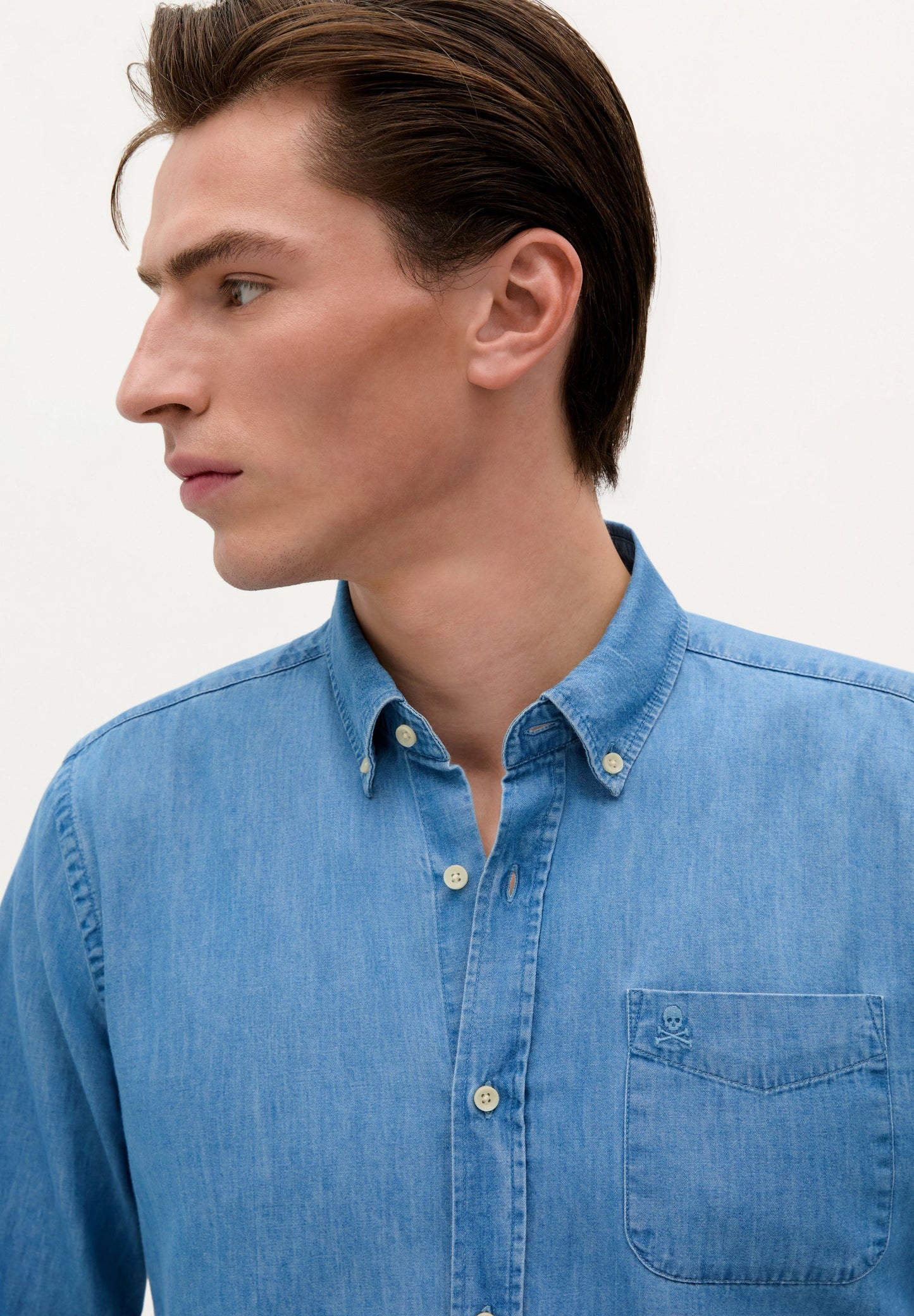DENIM COTTON SHIRT