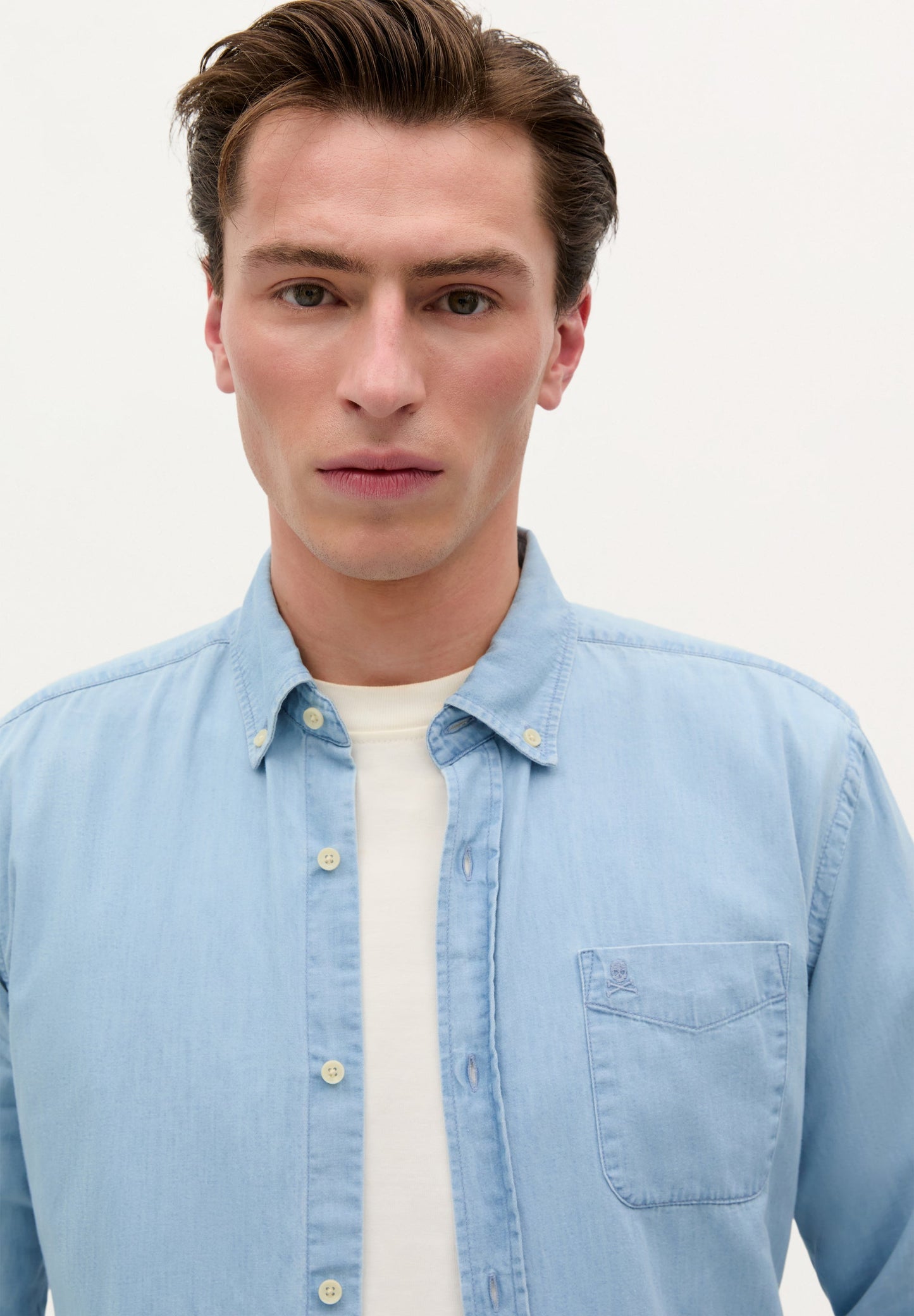 DENIM COTTON SHIRT