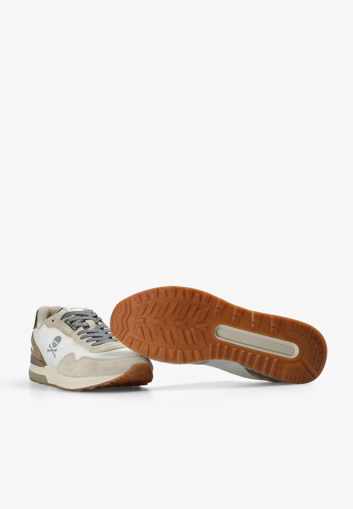 SUEDE SNEAKERS WITH SKULL