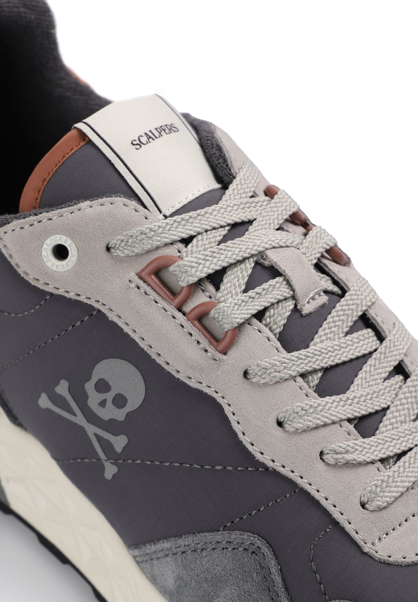 SUEDE SNEAKERS WITH SKULL