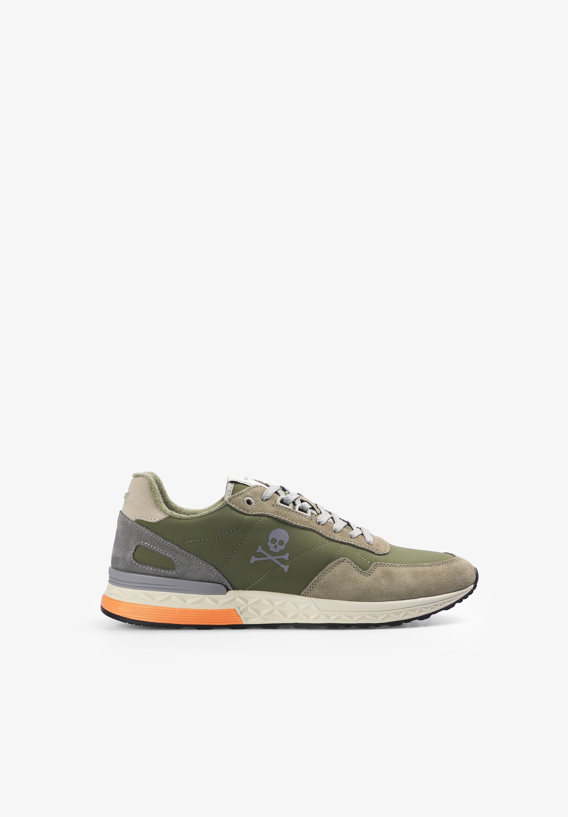 SUEDE SNEAKERS WITH SKULL