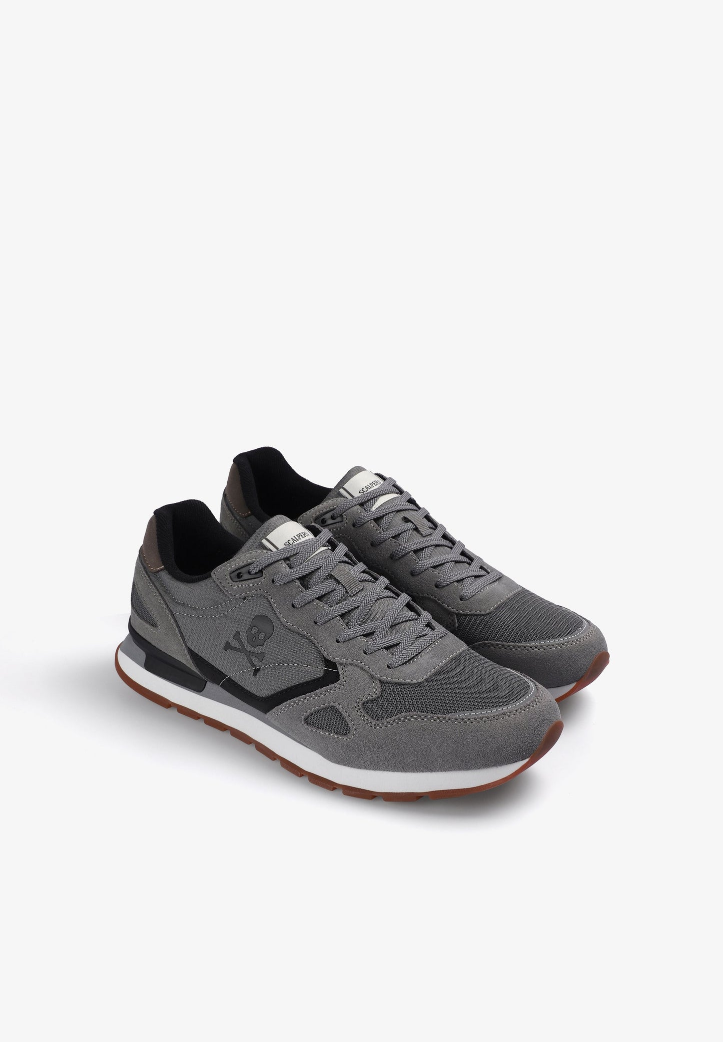 LEATHER SKULL SNEAKERS