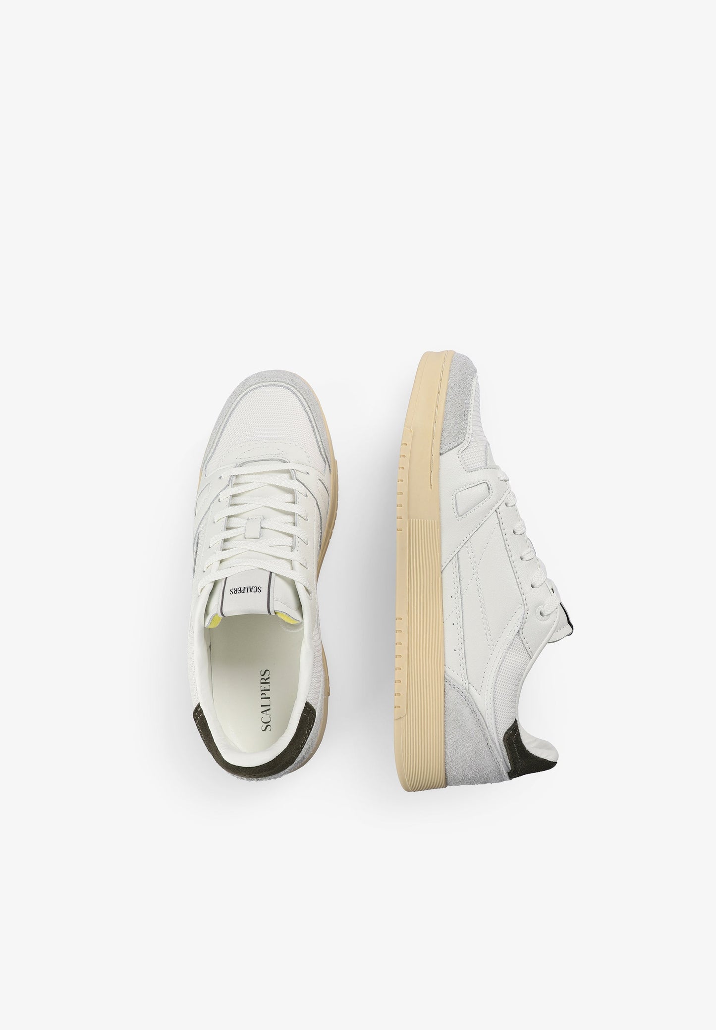 LEATHER LOGO SNEAKERS