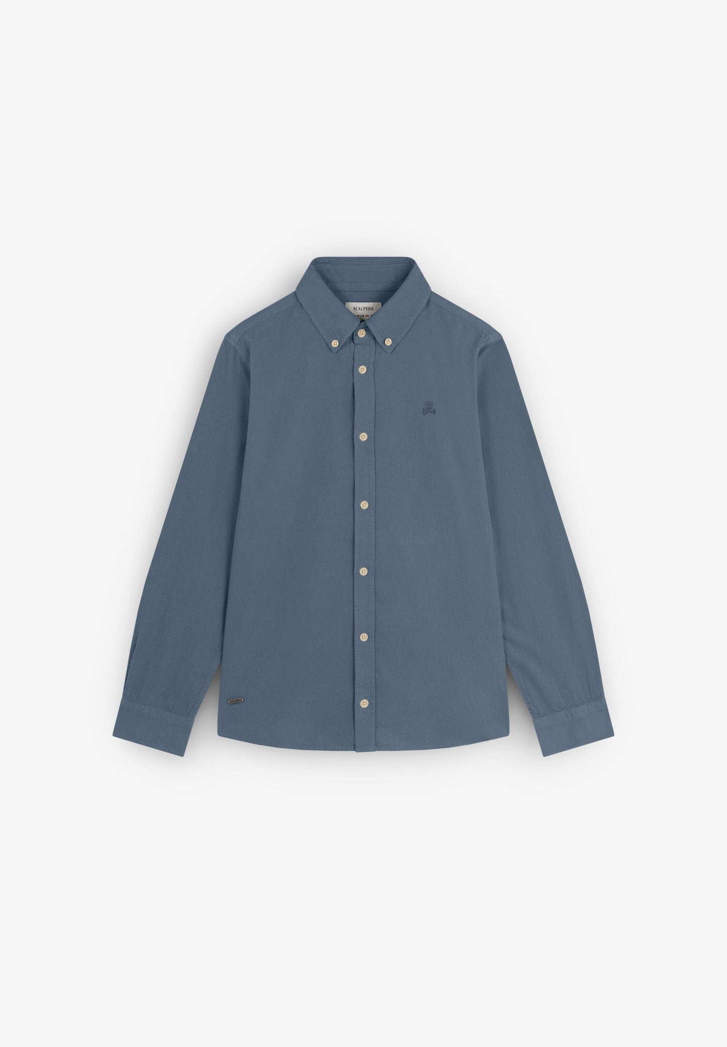 SHIRT WITH EMBROIDERED SKULL