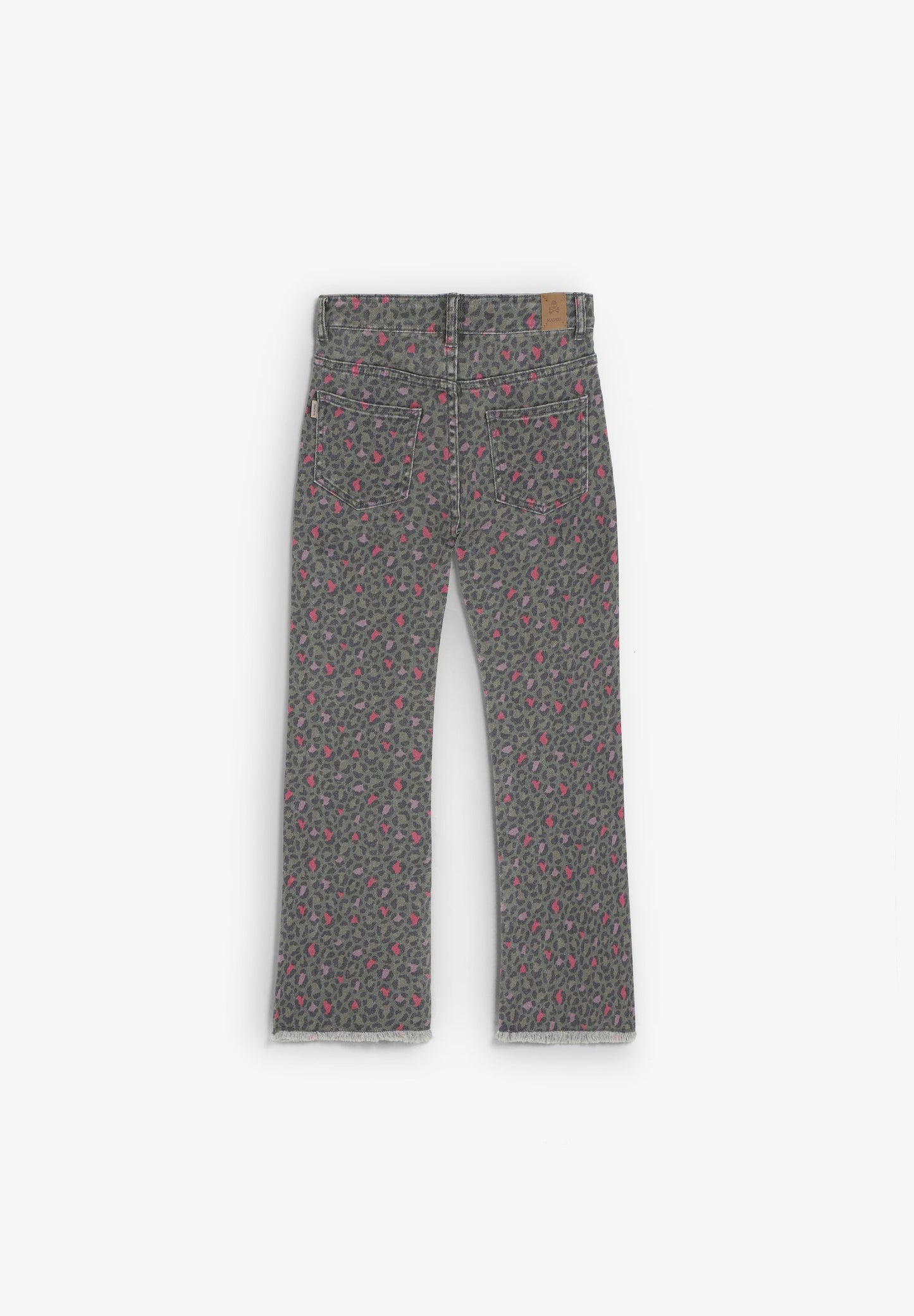 FLARED PRINTED TROUSERS