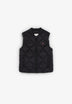 PUFFER VEST WITH SKULL
