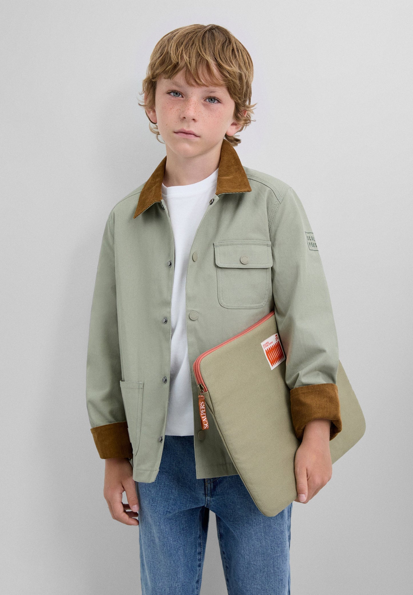 JACKET WITH SHIRT COLLAR