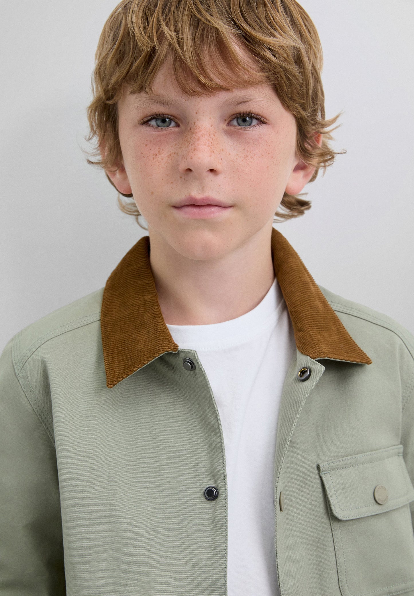 JACKET WITH SHIRT COLLAR