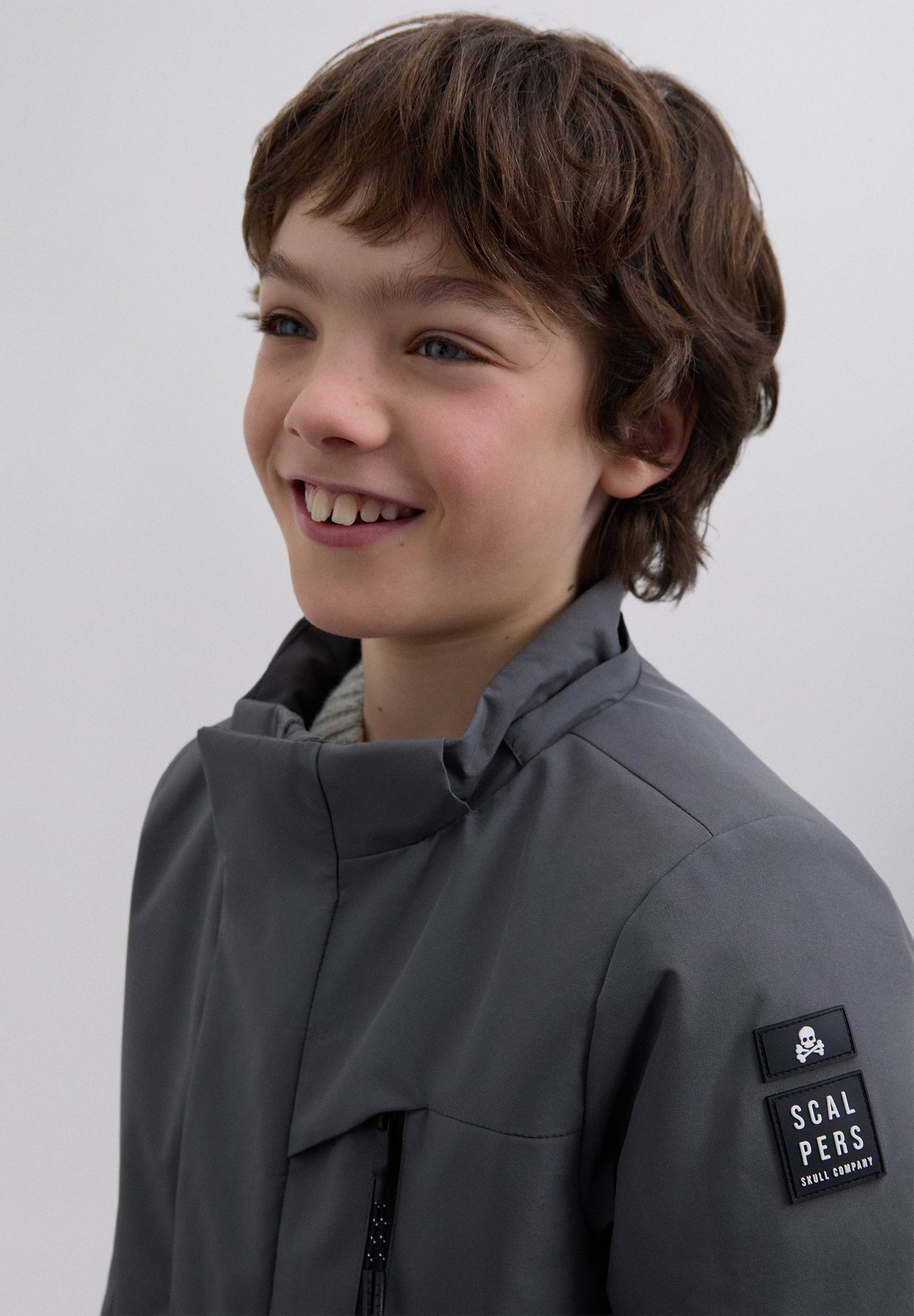 LONG PARKA WITH SIDE PATCH