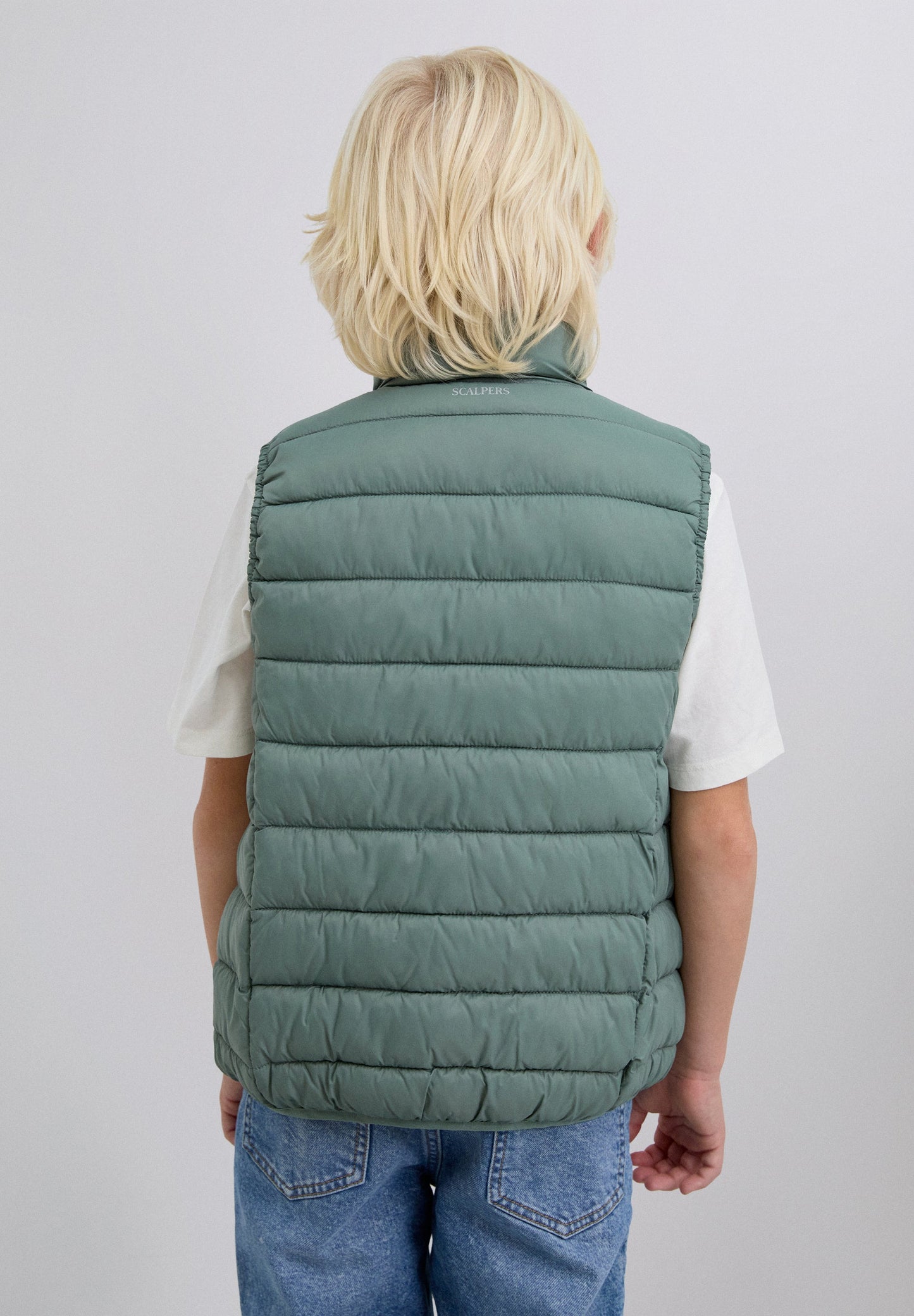 PUFFER VEST WITH SKULL