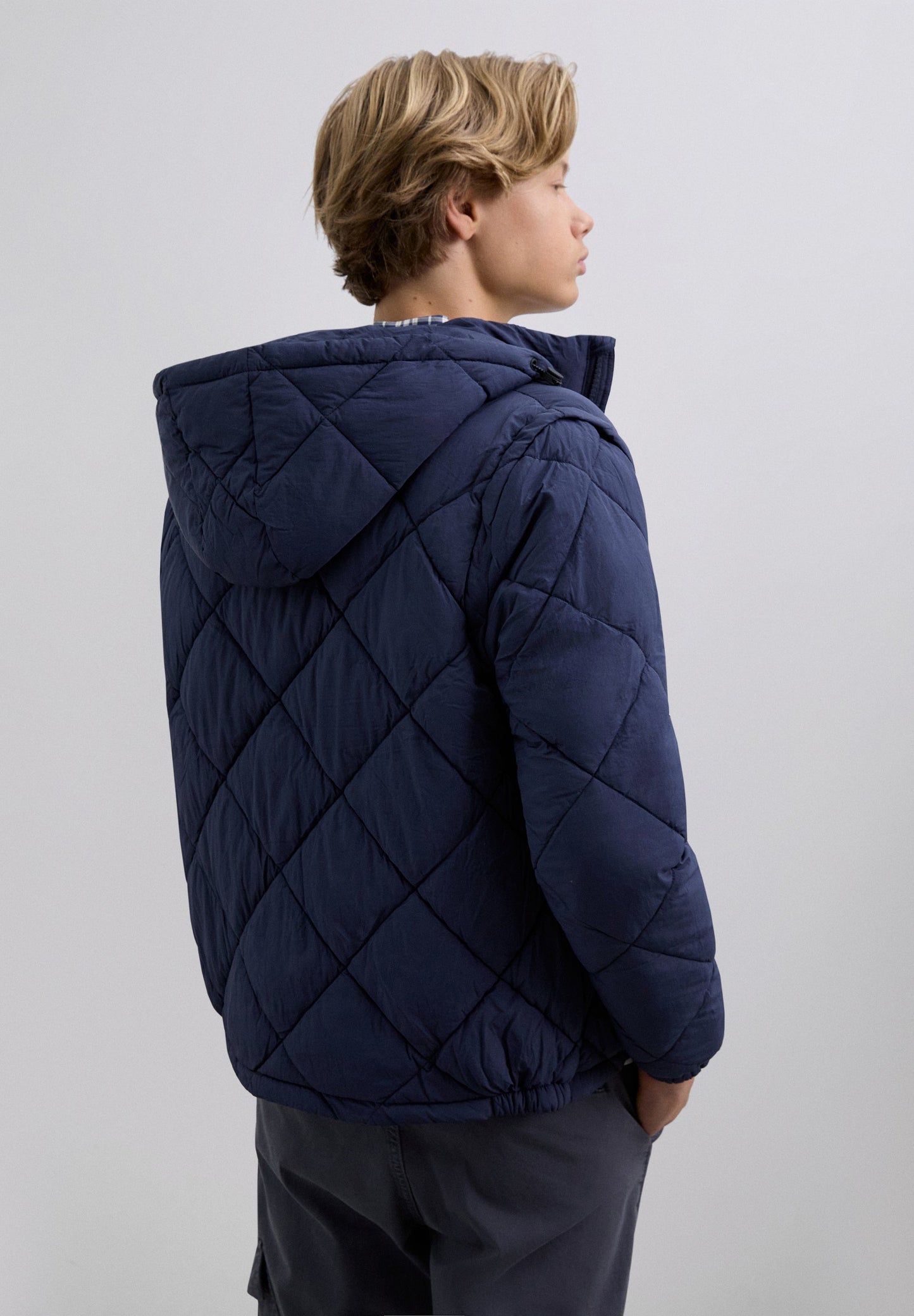 DETACHABLE QUILTED JACKET