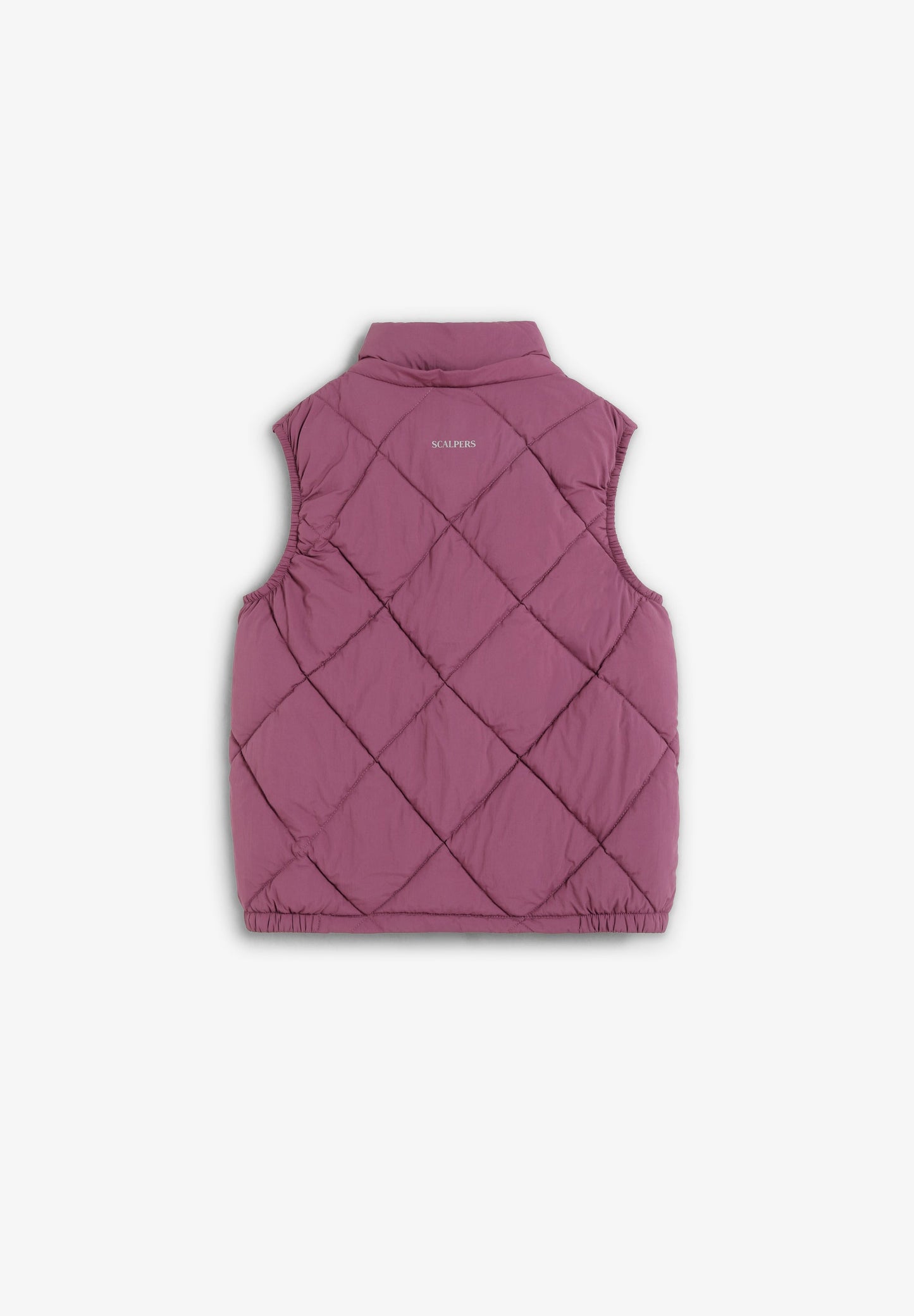 SKULL PUFFER VEST WITH HOOD