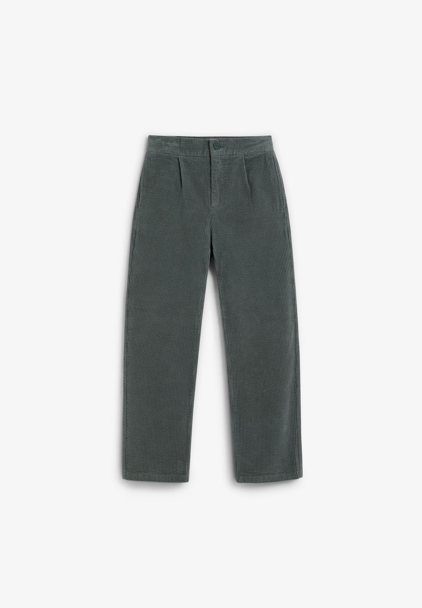 STRAIGHT CUT CORDUROY TROUSERS