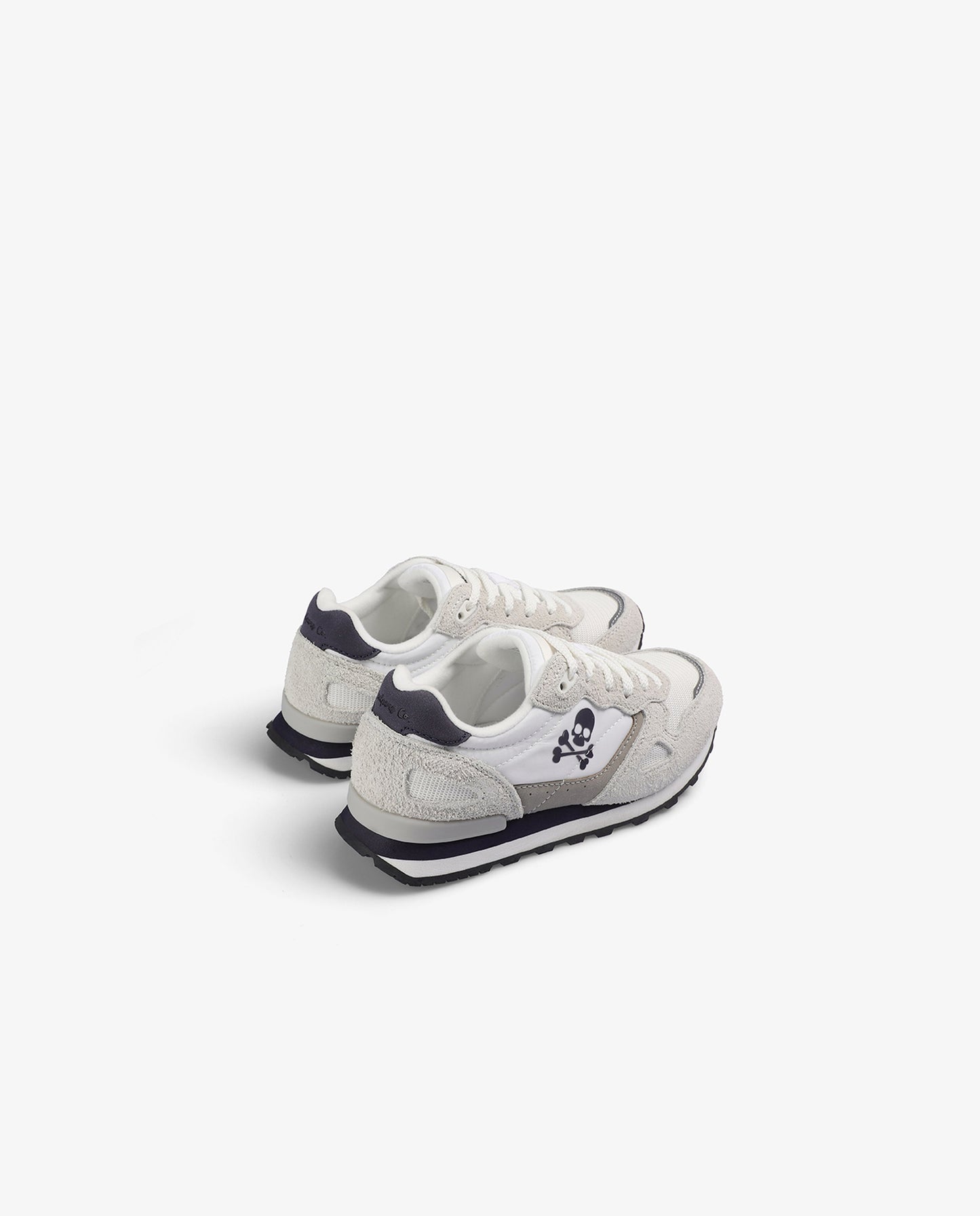 LEATHER SNEAKERS WITH SIDE SKULL