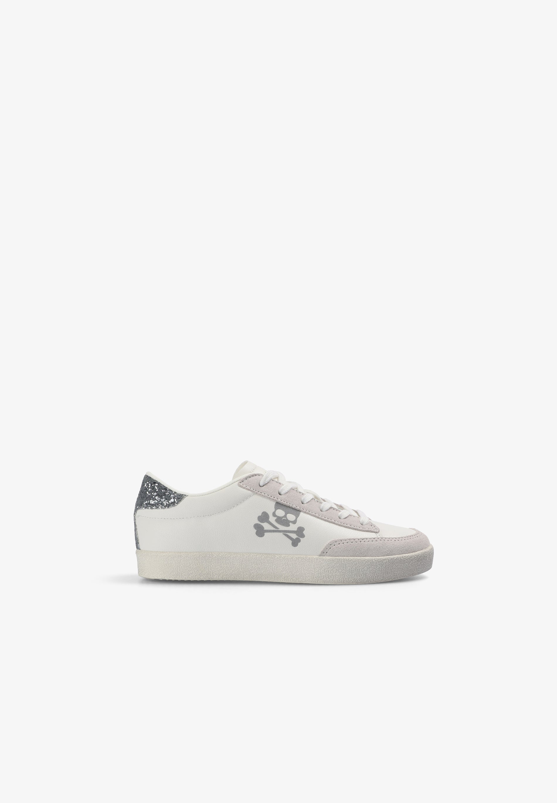 GLITTER SKULL SNEAKERS