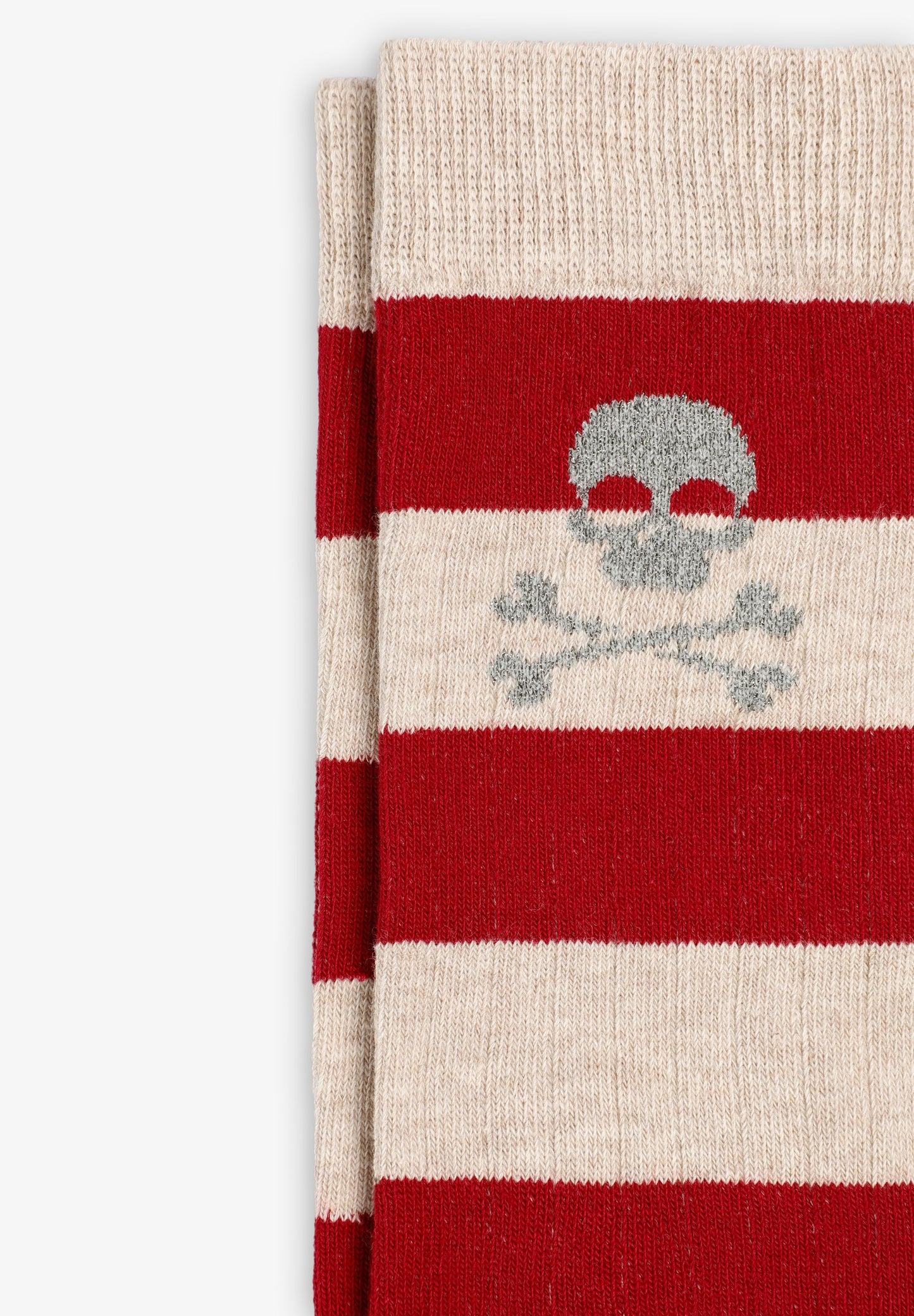 STRIPED SKULL SOCKS