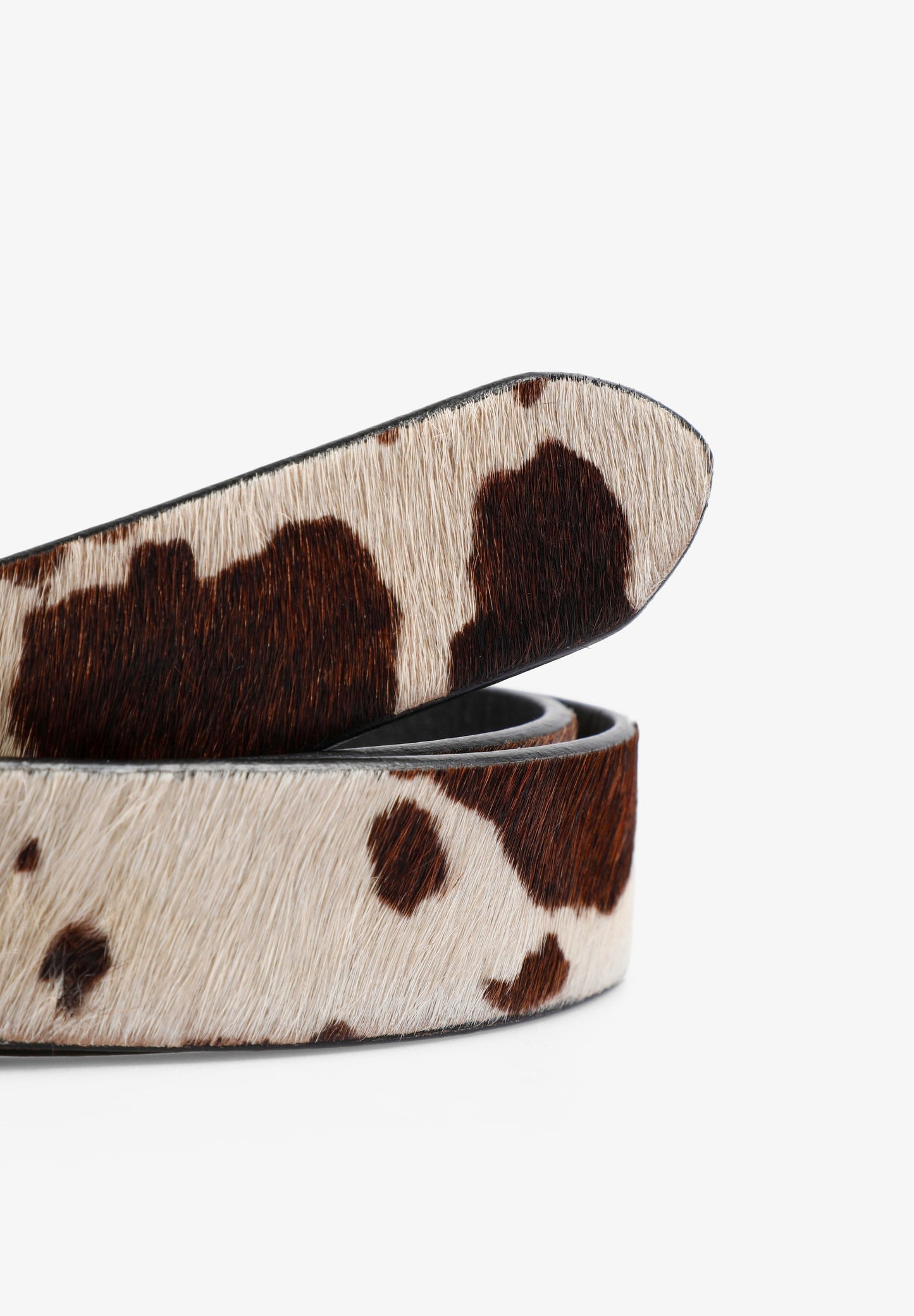 ANIMAL PRINT LEATHER BELT