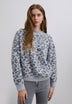 ANIMAL PRINT KNIT SWEATER