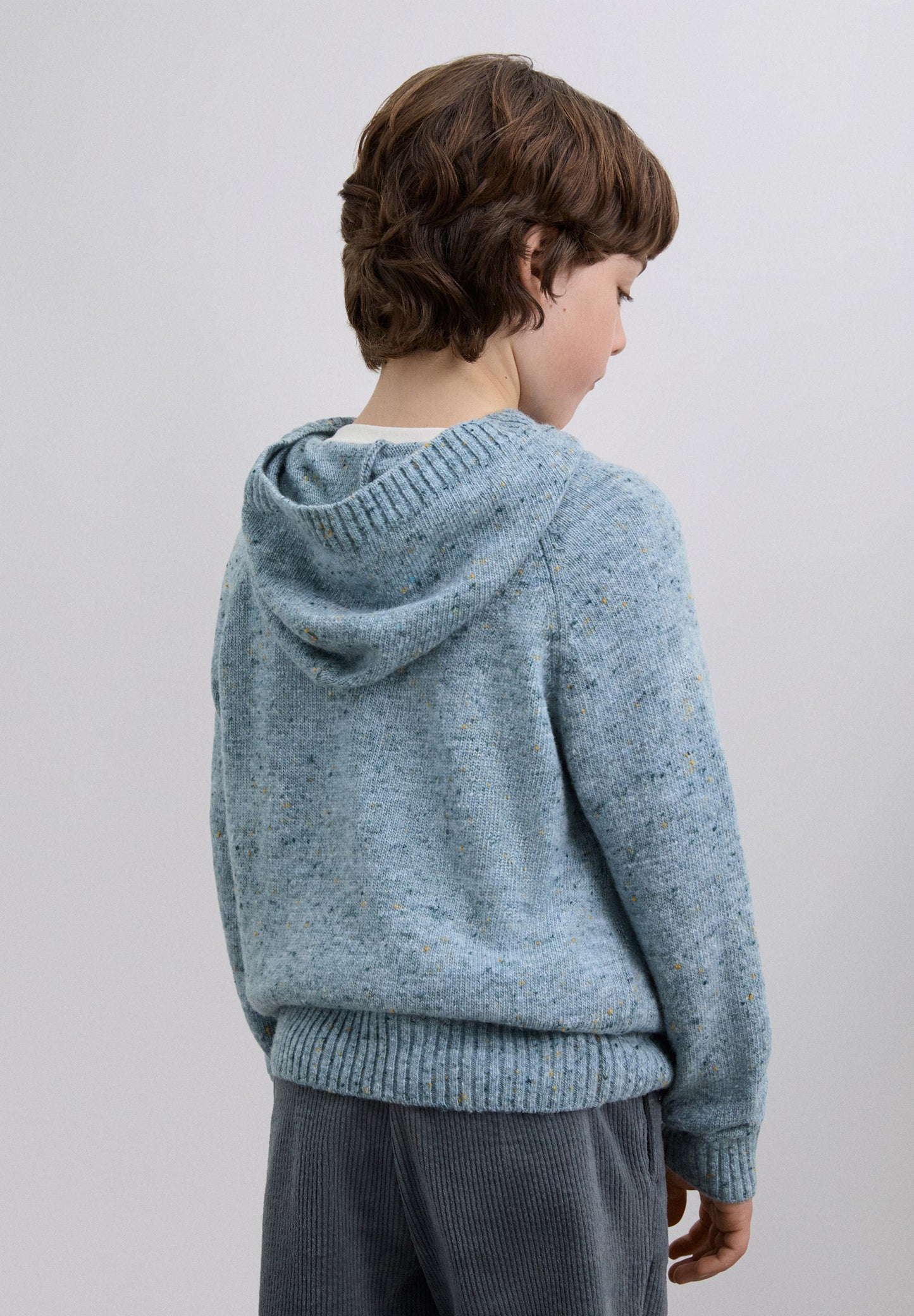 BASIC KNIT SWEATER WITH SKULL