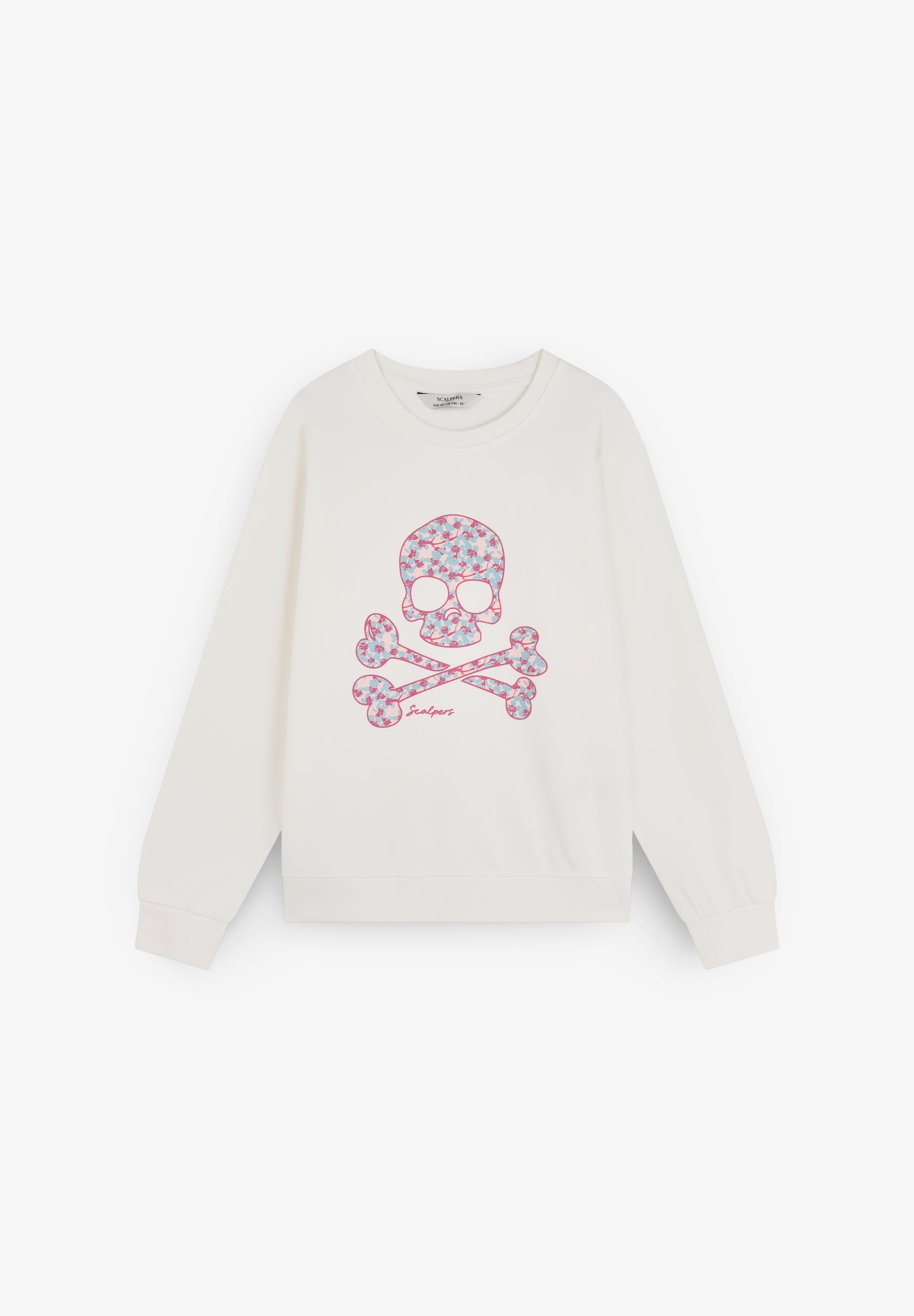 FLORAL PRINT SWEATSHIRT