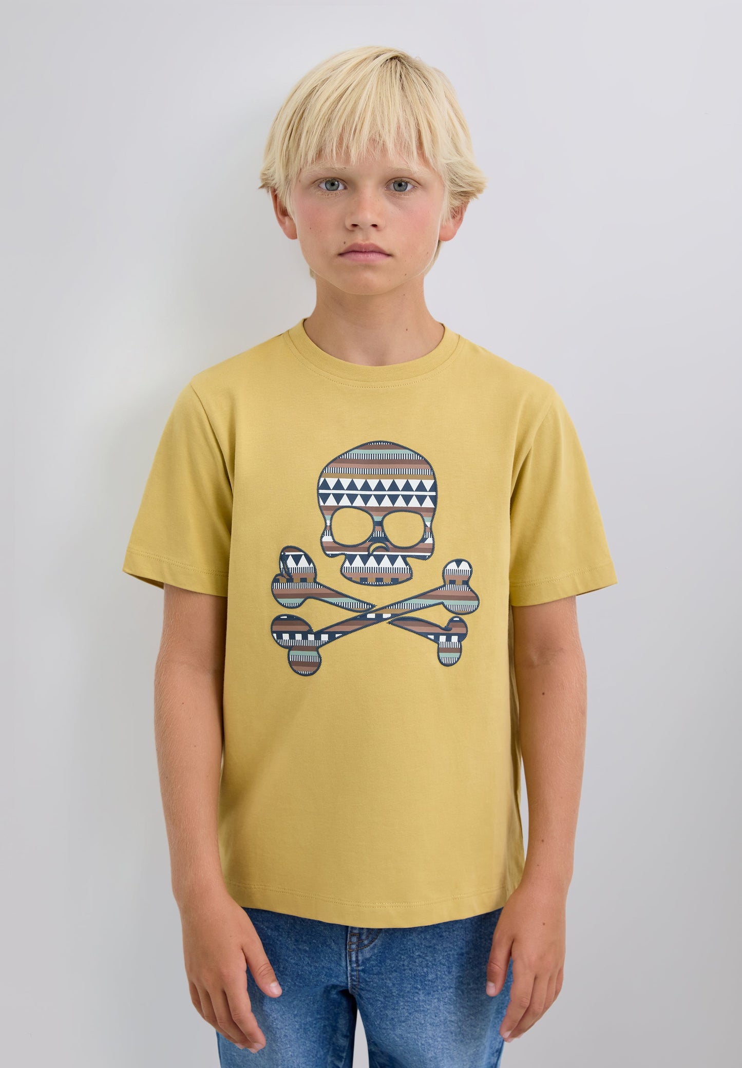SKULL PRINT T-SHIRT