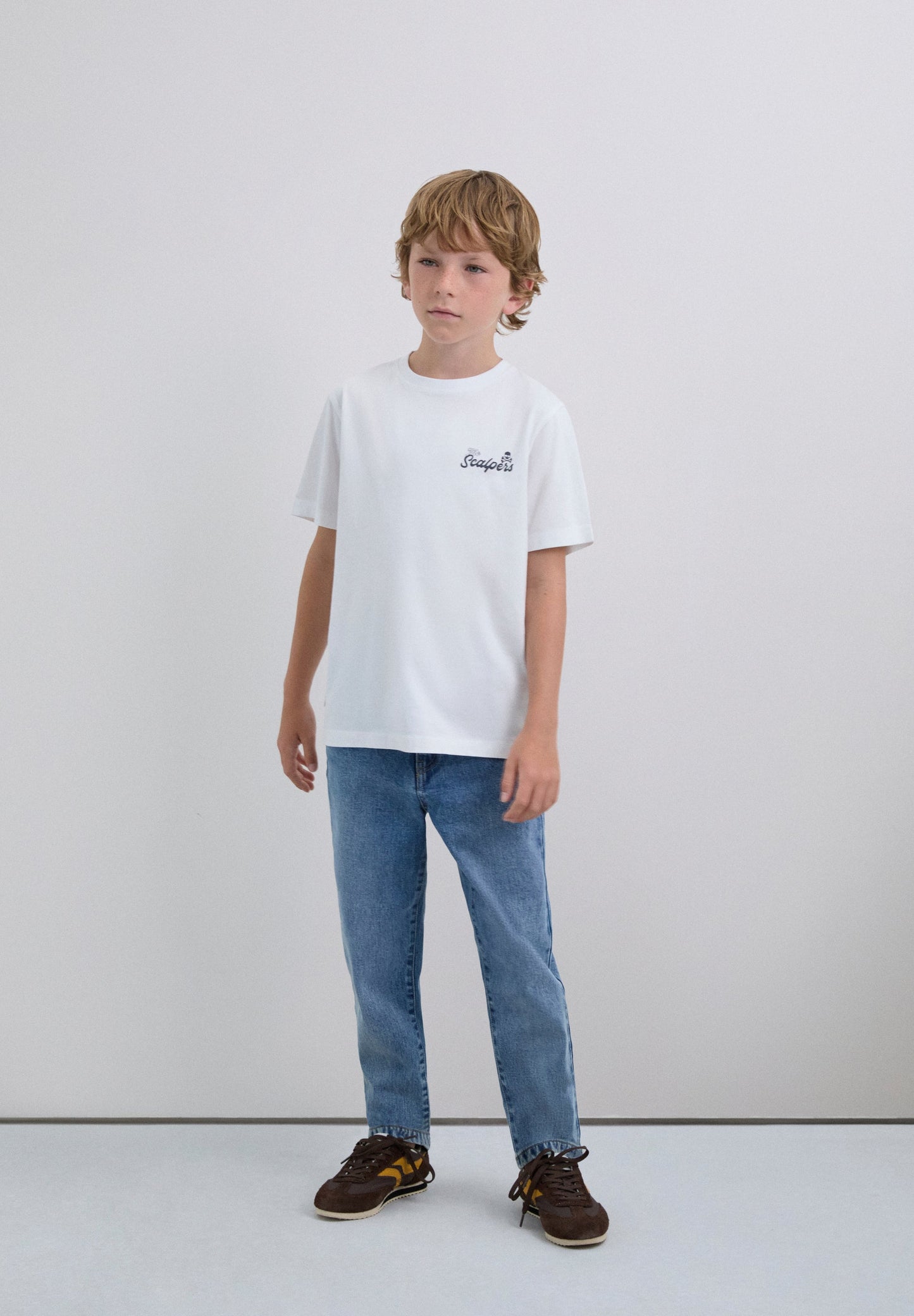 T-SHIRT WITH LOGO PRINT