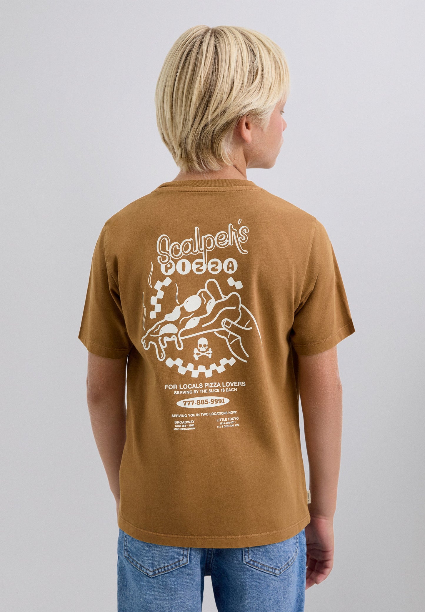 PIZZA PRINT T-SHIRT