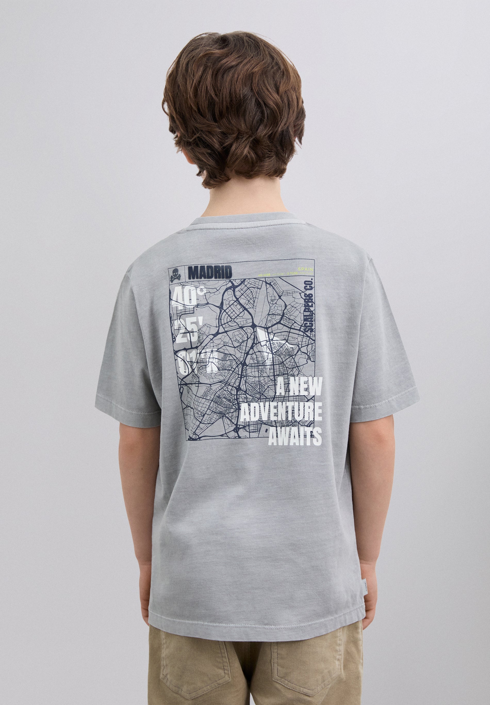 MAP PRINT T-SHIRT