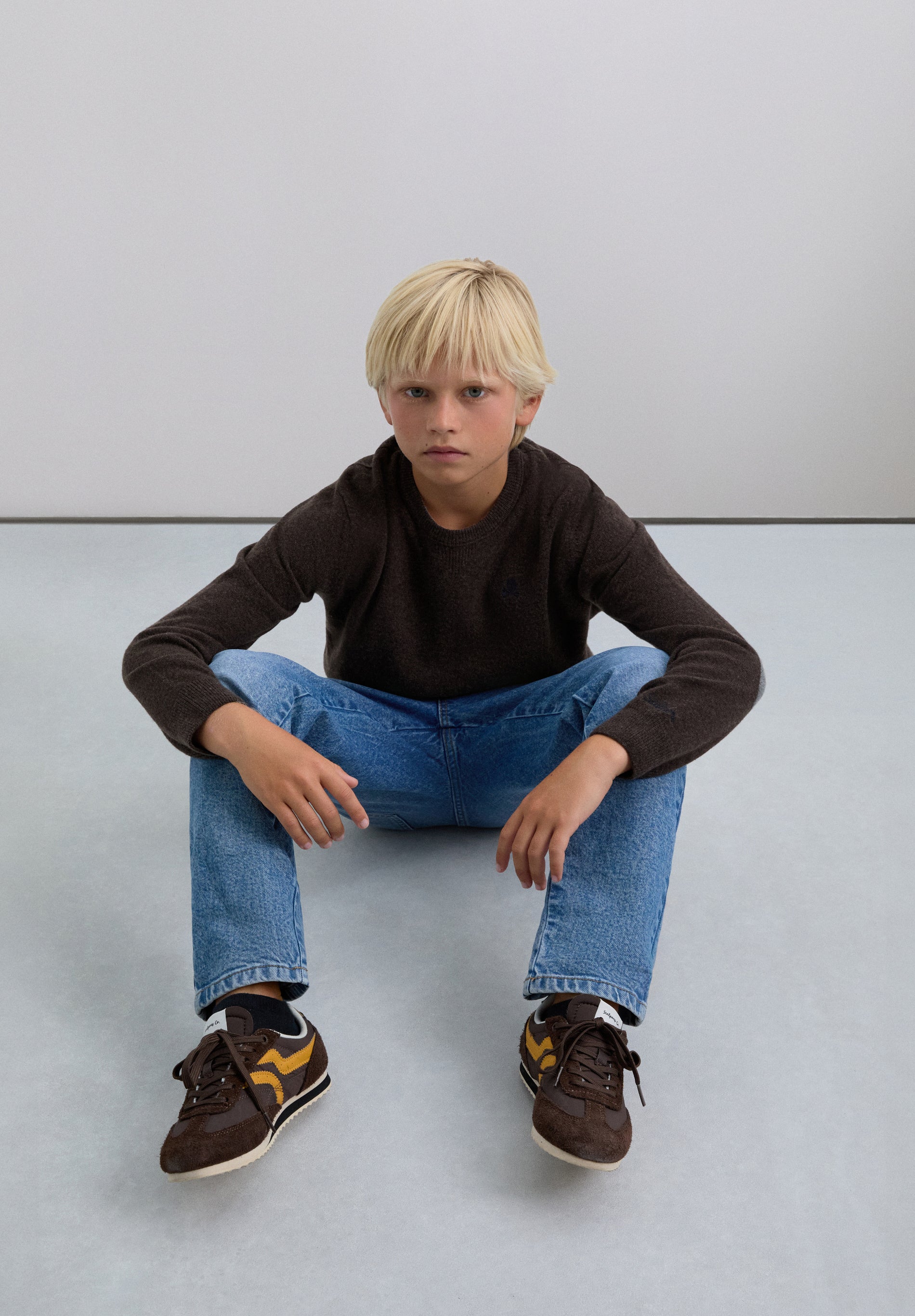 SKULL SWEATER WITH ELBOW PADS