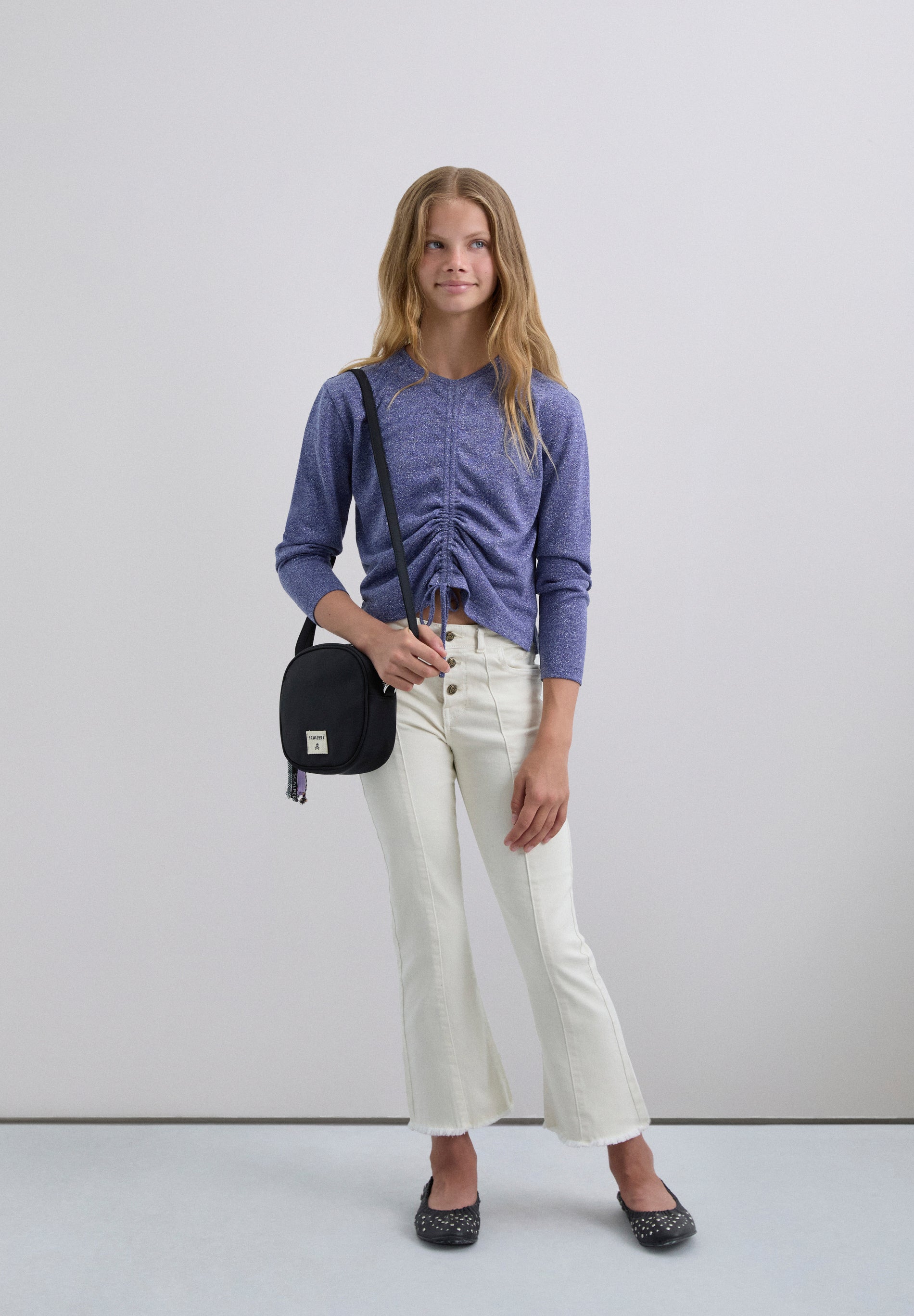 ADJUSTABLE GATHERED SHIRT