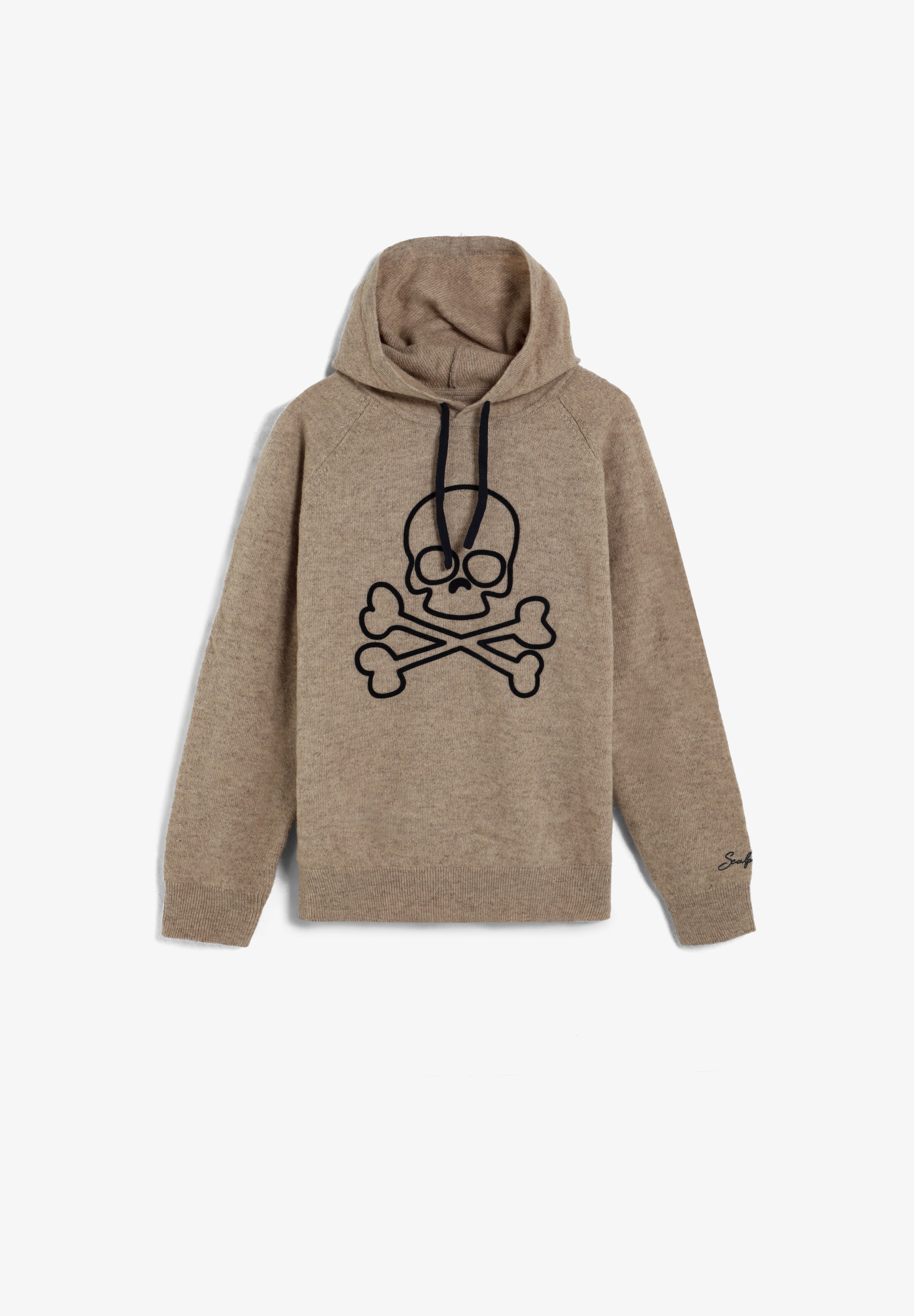 HOODED SKULL SWEATER
