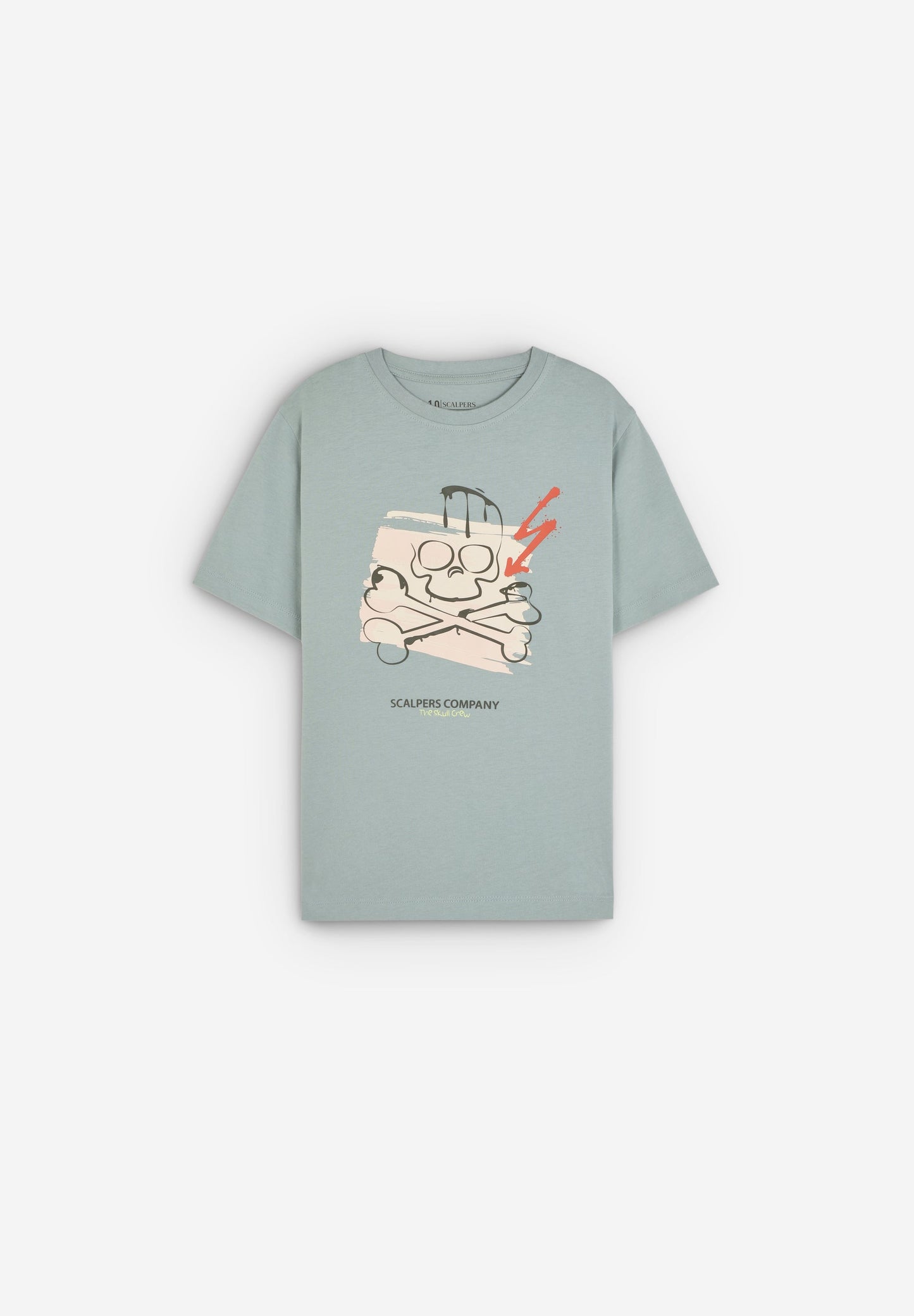 T-SHIRT WITH SKULL PRINT