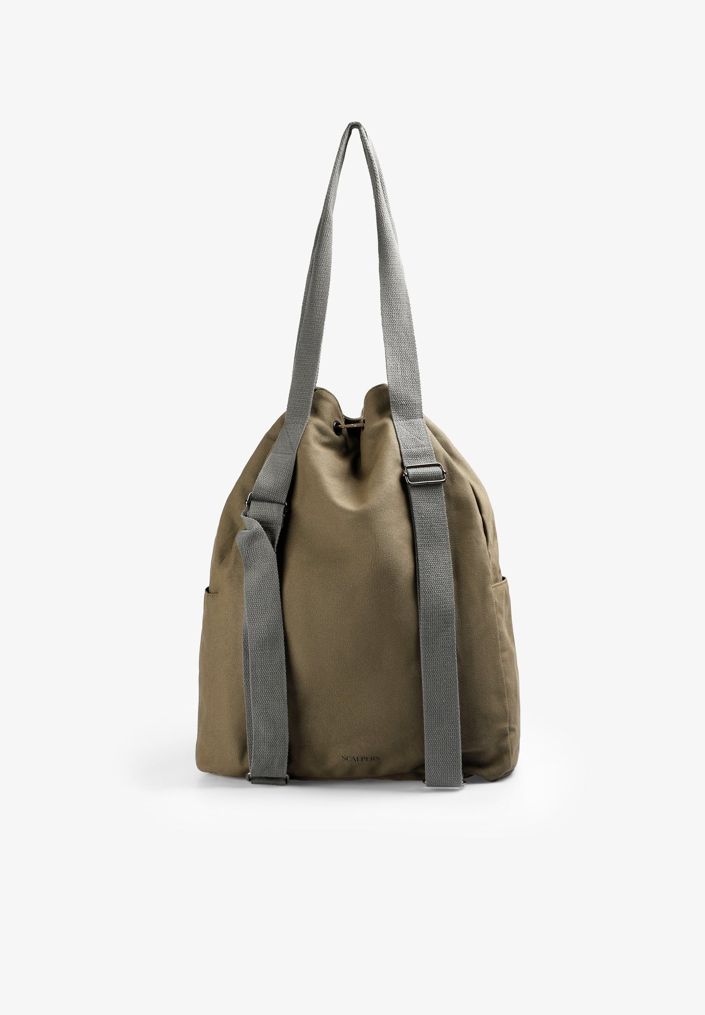 DOUBLE STRAP BAG WITH LOGO