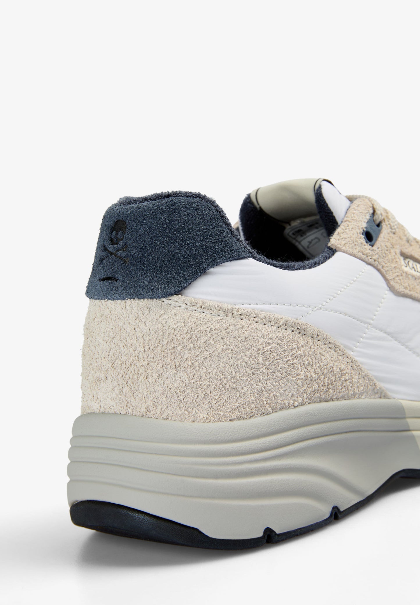 CONTRAST SUEDE SNEAKERS