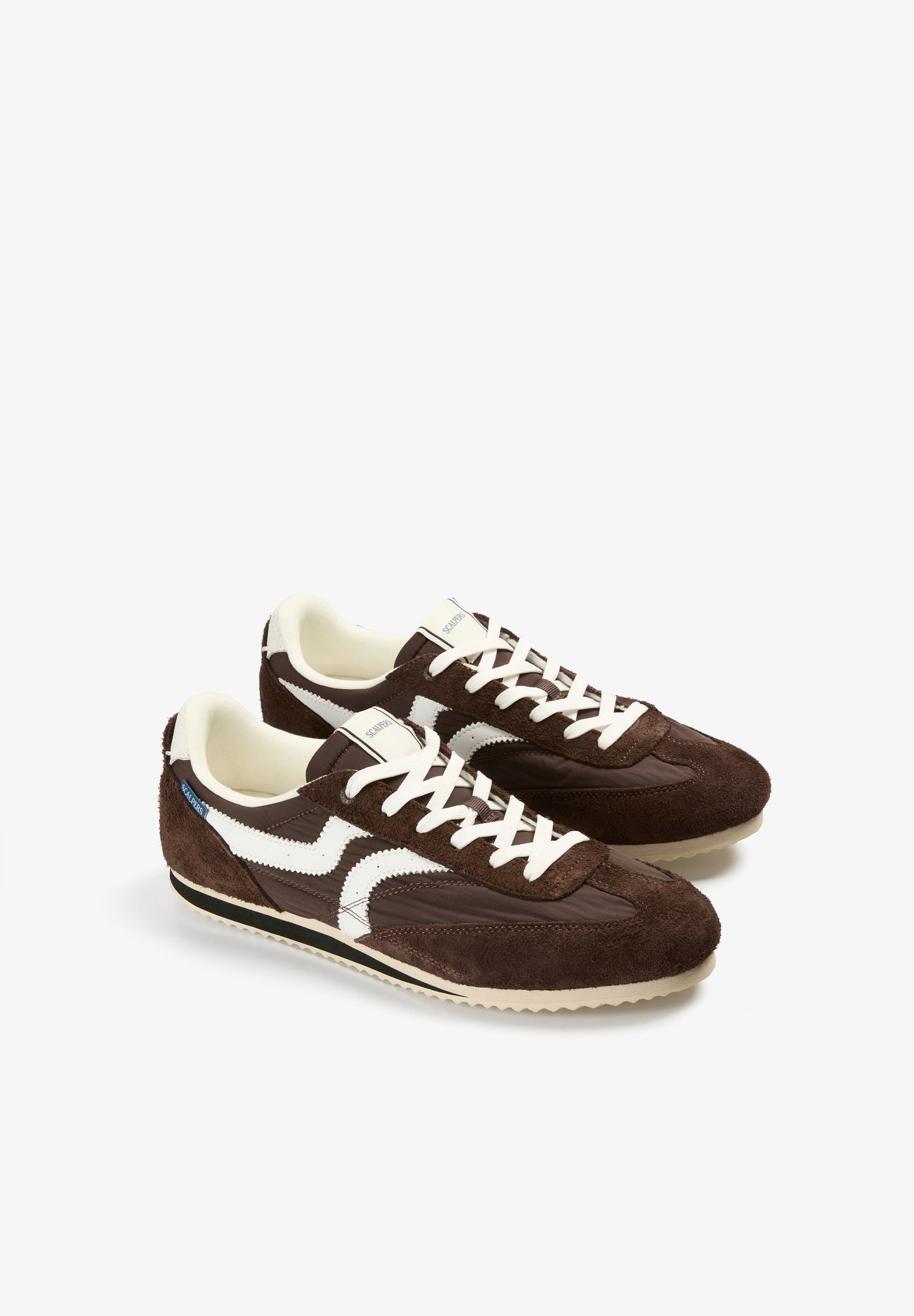 SUEDE COMBINATION RETRO SNEAKERS