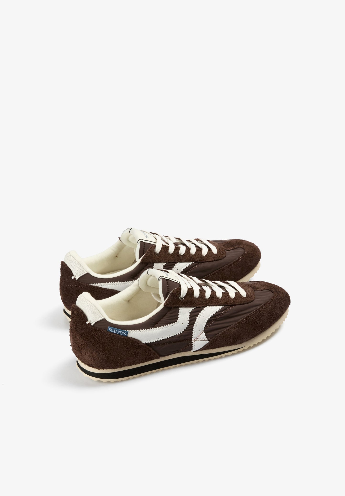 SUEDE COMBINATION RETRO SNEAKERS