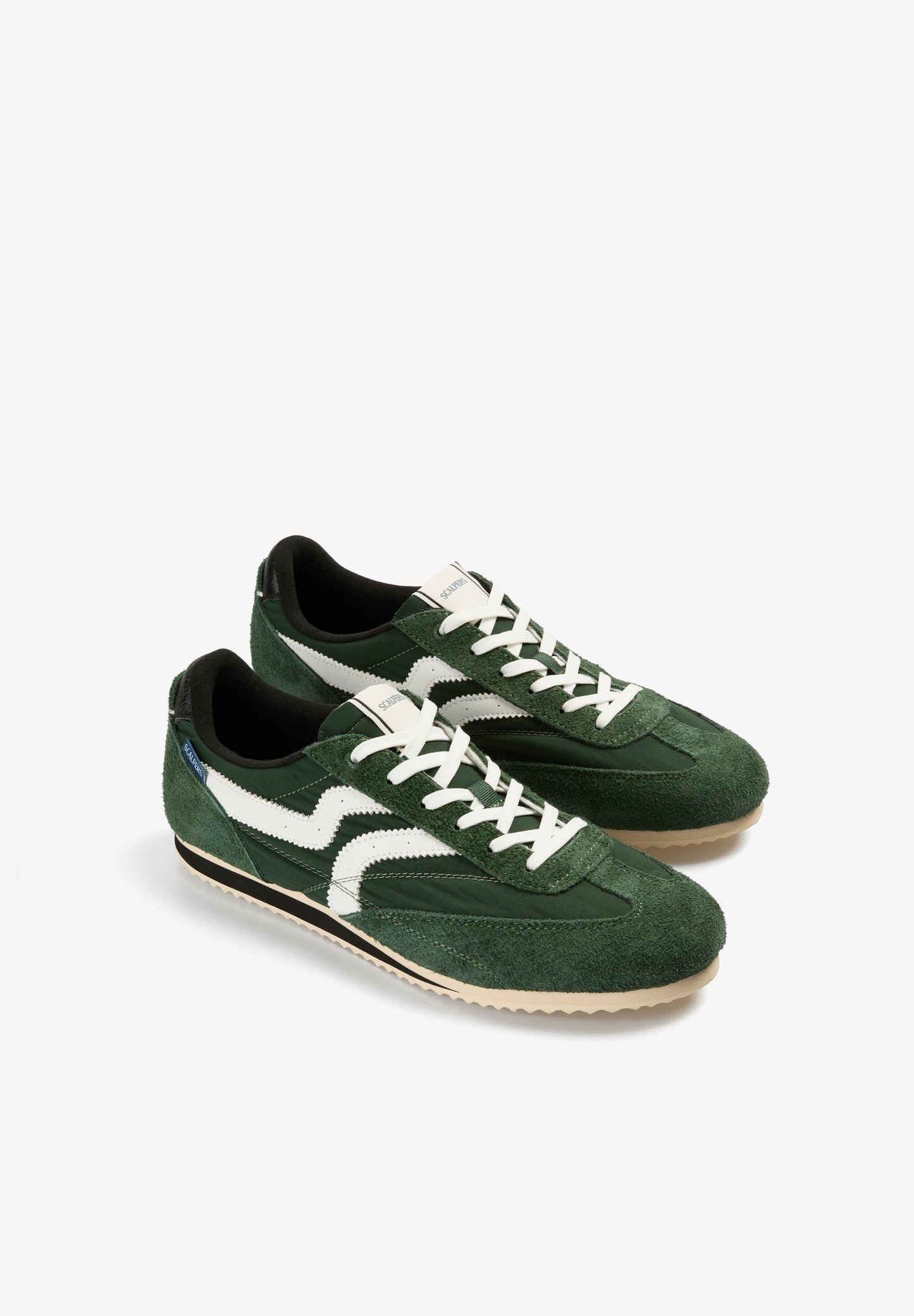 SUEDE COMBINATION RETRO SNEAKERS