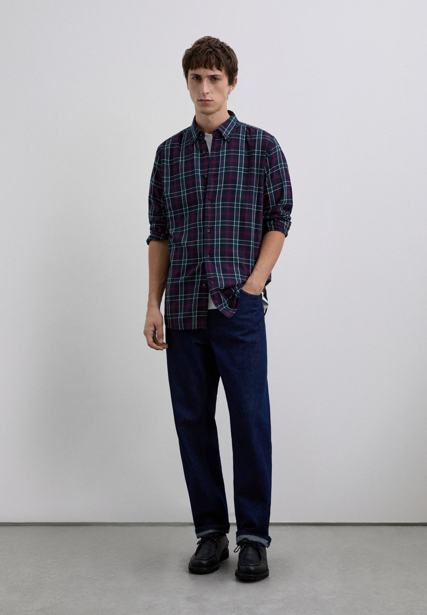CHECKED COTTON SHIRT