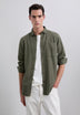 REGULAR FIT OVERSHIRT WITH POCKET